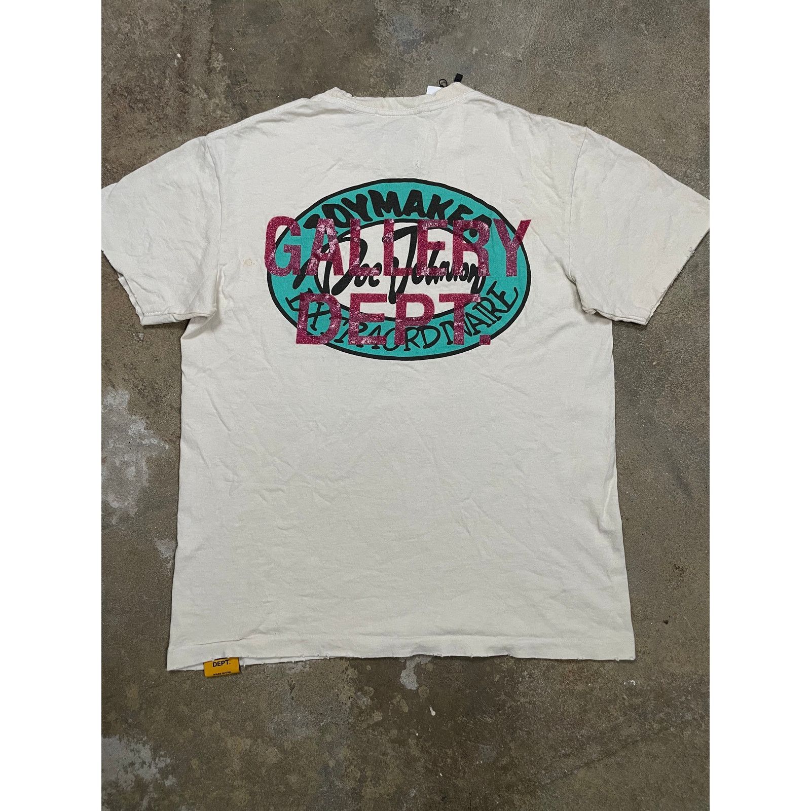 Gallery Dept. Gallery Dept Doc Johnson Tee Cream Used Small Size US S / EU 44-46 / 1 - 3 Thumbnail