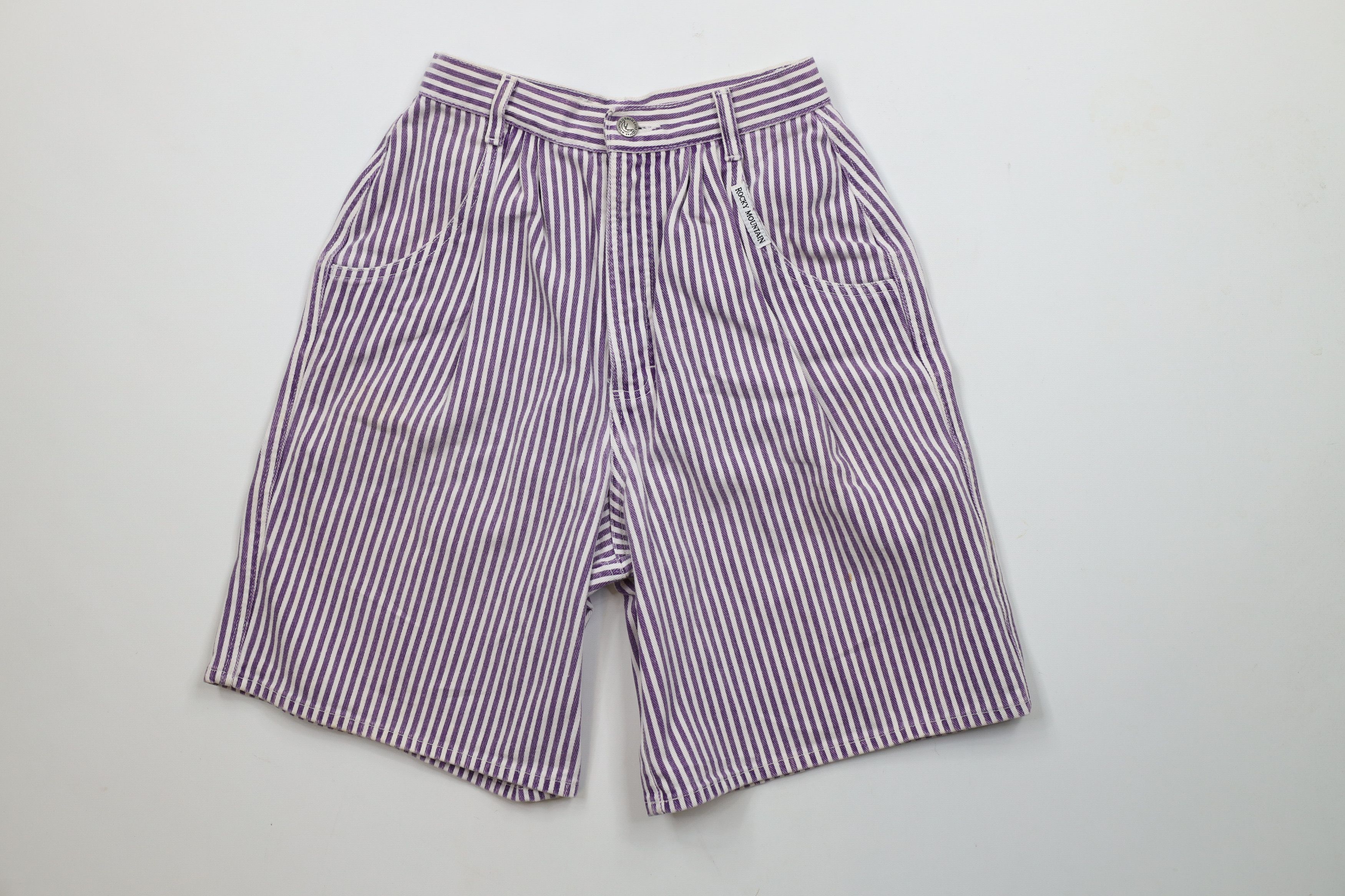 Vintage Vintage 90s Streetwear Pleated Denim Jean Shorts Jorts USA Size 28" / US 6 / IT 42 - 1 Thumbnail