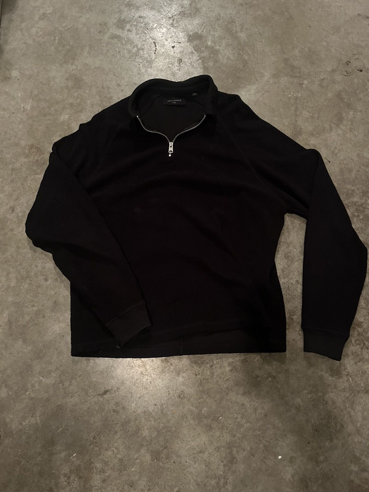 Allsaints Allsaints Quarter Zip Polo Size US L / EU 52-54 / 3 - 1 Thumbnail