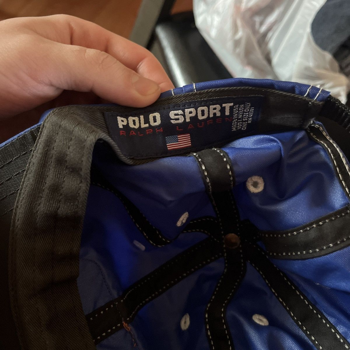 Polo Ralph Lauren Blue Polo Ralph Lauren Sport Hat Size ONE SIZE - 3 Thumbnail