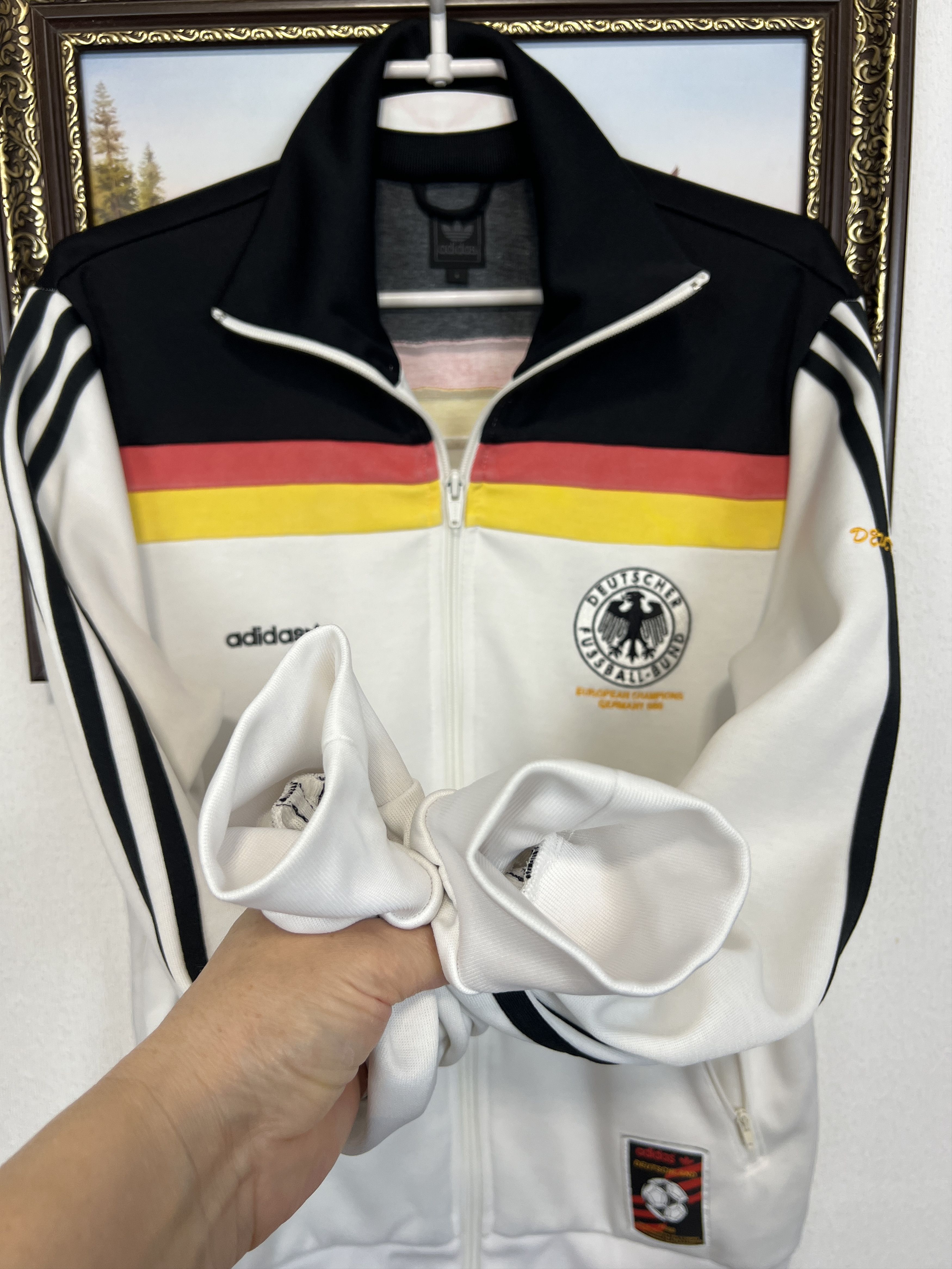 Adidas Originals Germany World Cup Football Jacket Soccer Track Top Size US S / EU 44-46 / 1 - 8 Thumbnail