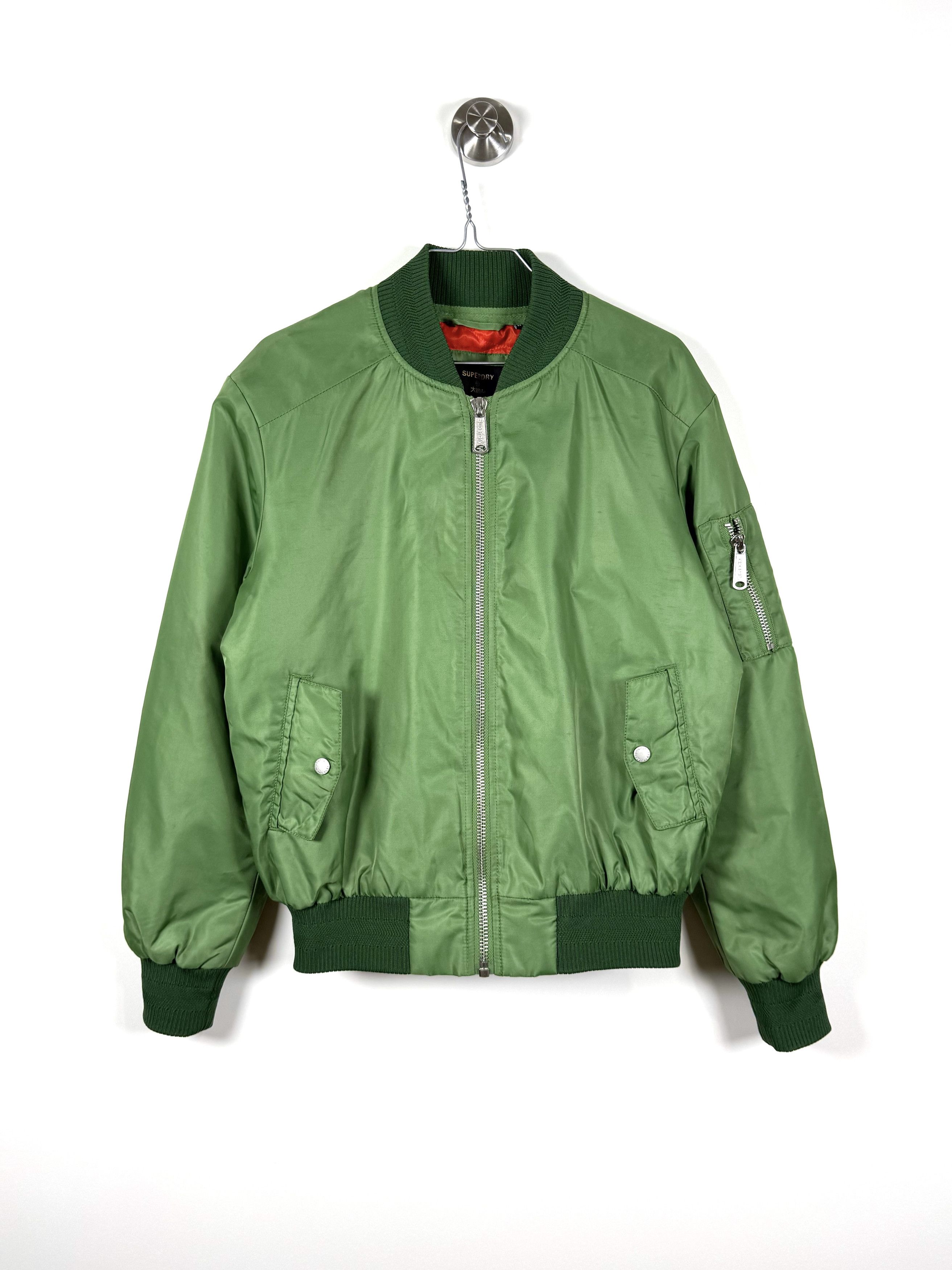 Superdry Superdry MA-1 Flight Bomber Jacket Green (Women's Size S) Size S / US 4 / IT 40 - 1 Thumbnail