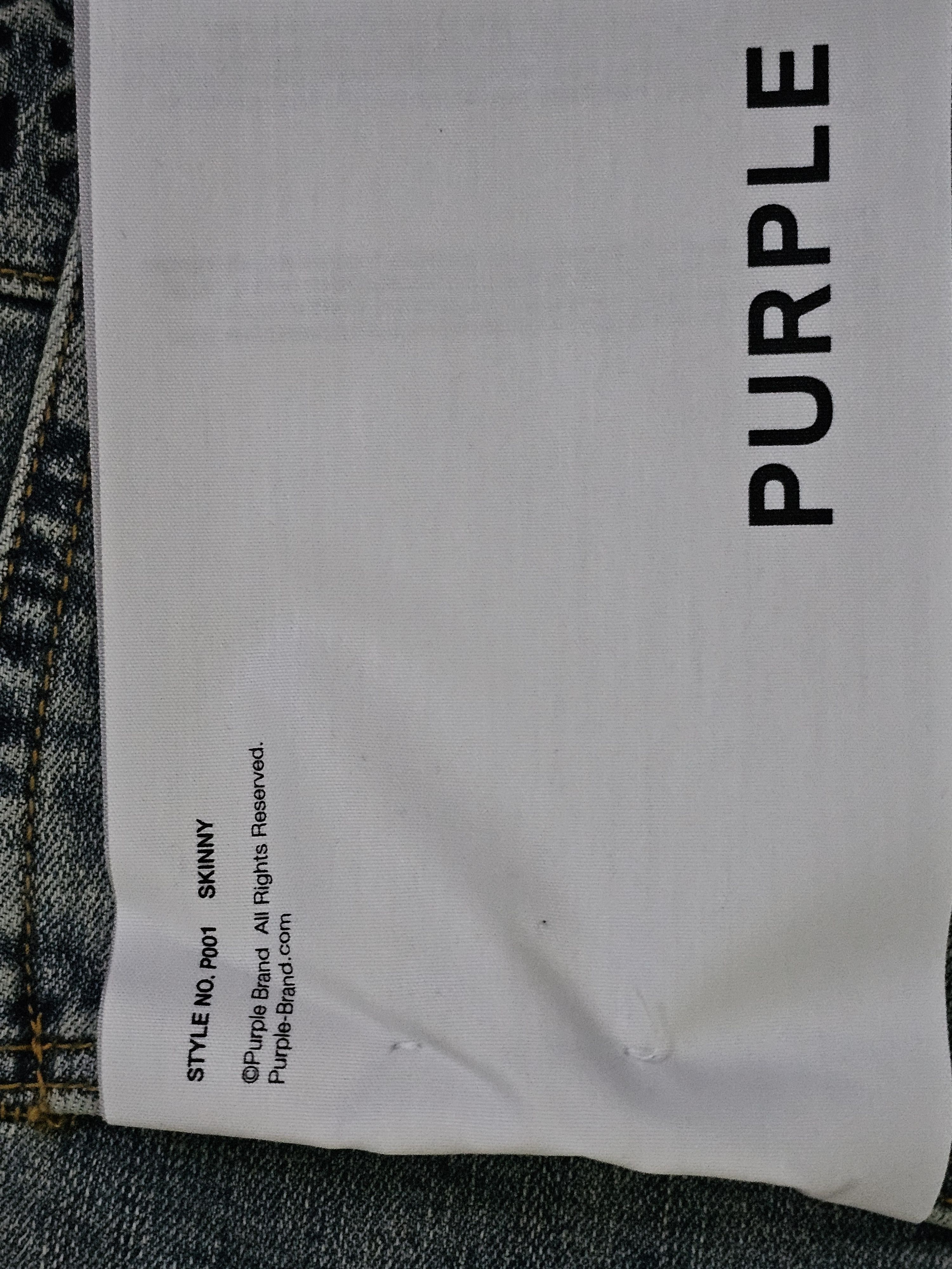 Purple Brand Purple Special Edition Monogram Jeans Size US 34 / EU 50 - 12 Thumbnail