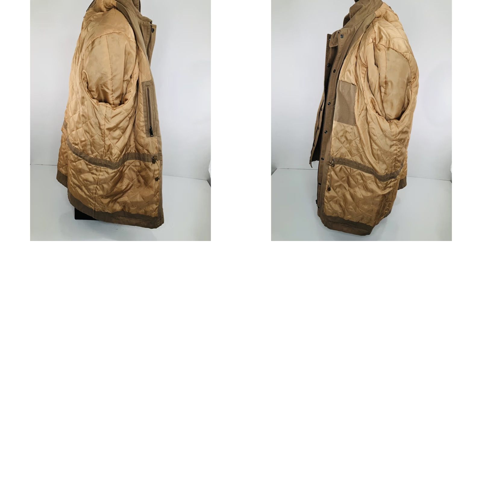 Vintage Powder River Billings Canvas Jacket - XXL Western Chore Coat Mens Tan/Brown Exc. Jacket Size US XXL / EU 58 / 5 - 9 Thumbnail