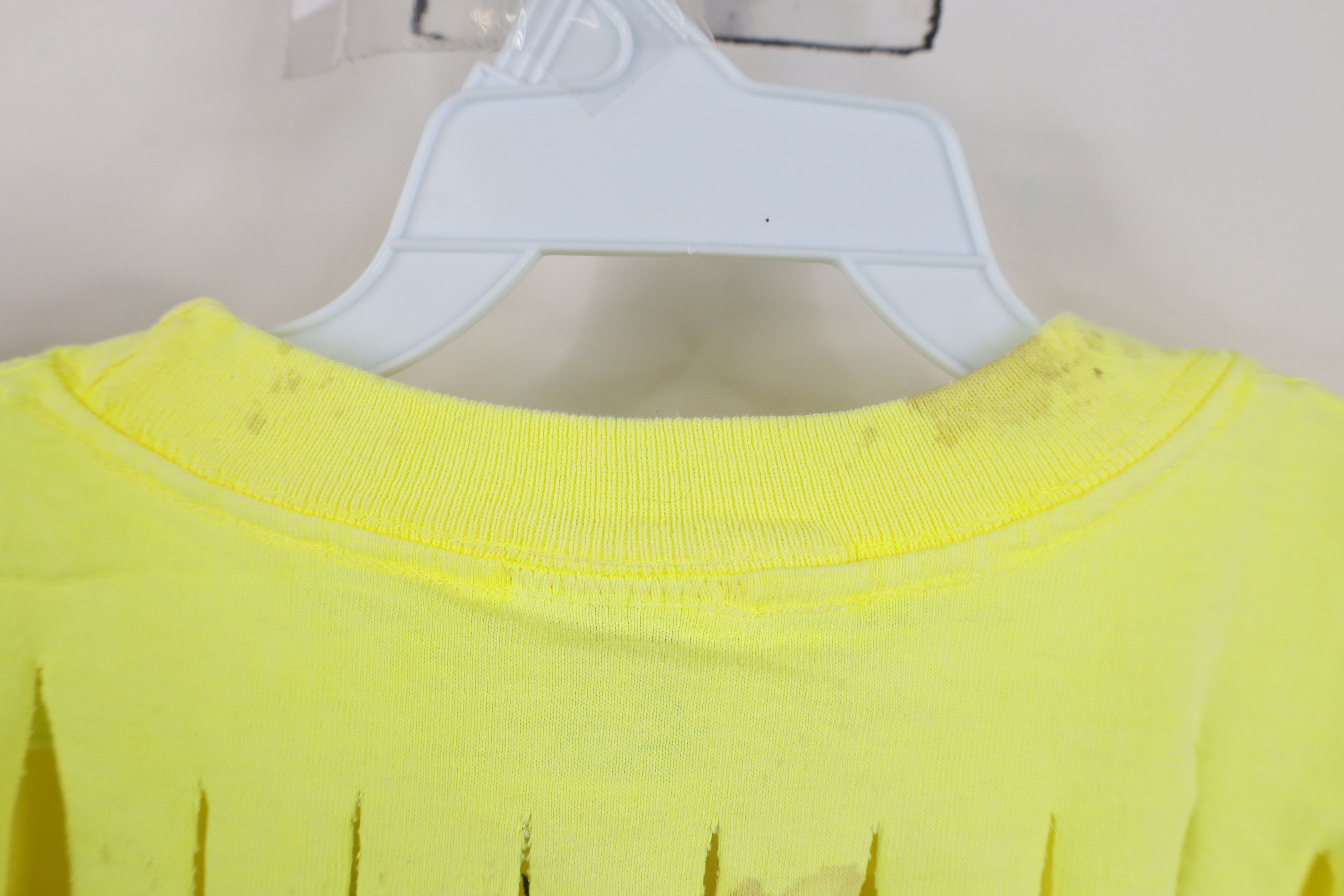 Vintage Deadstock Vintage 90s Streetwear Beach T-Shirt Yellow USA Size XL / US 12-14 / IT 48-50 - 12 Thumbnail
