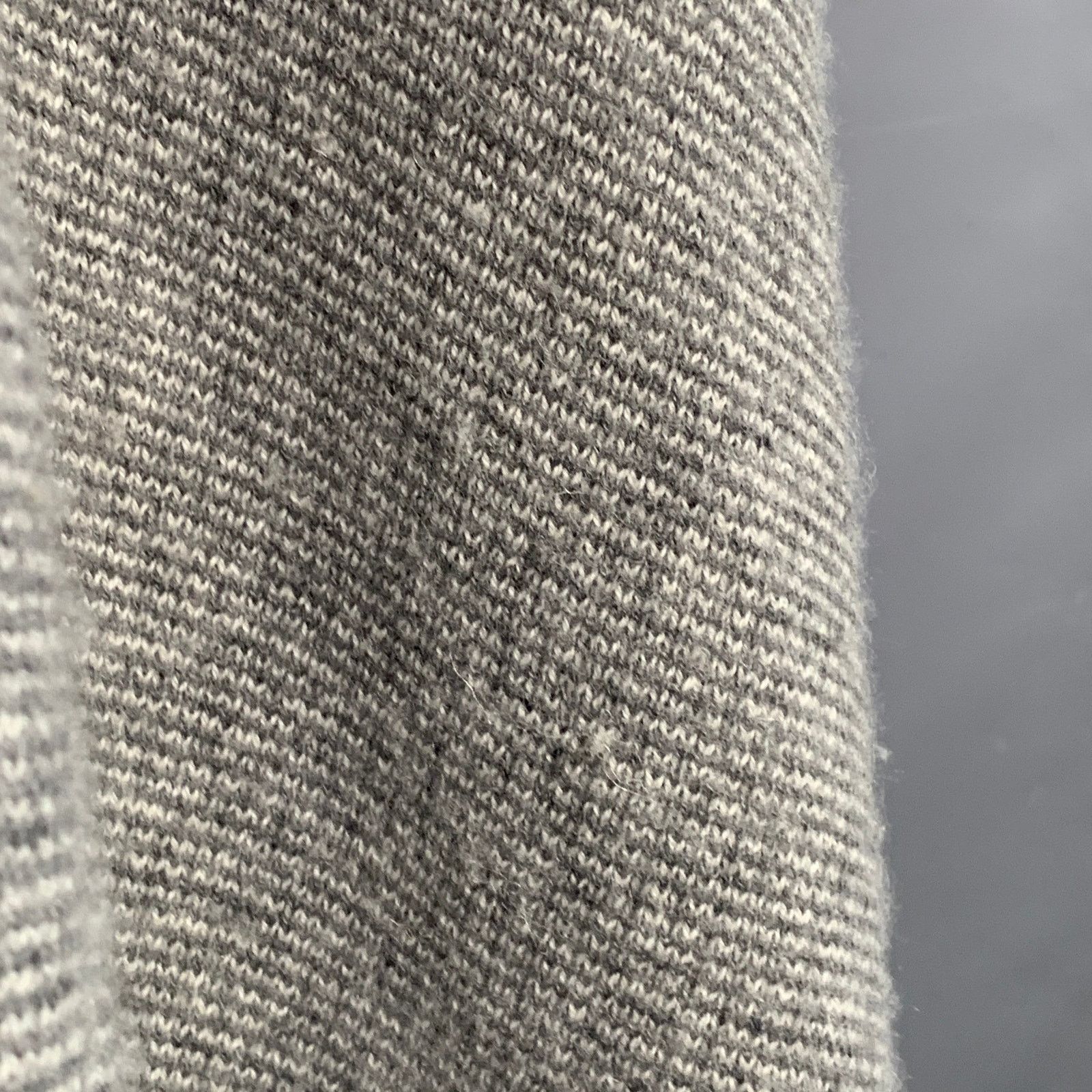 Other Grey Knit Shawl Collar Short Sleeve Open Front Cardigan Size M / US 6-8 / IT 42-44 - 7 Thumbnail
