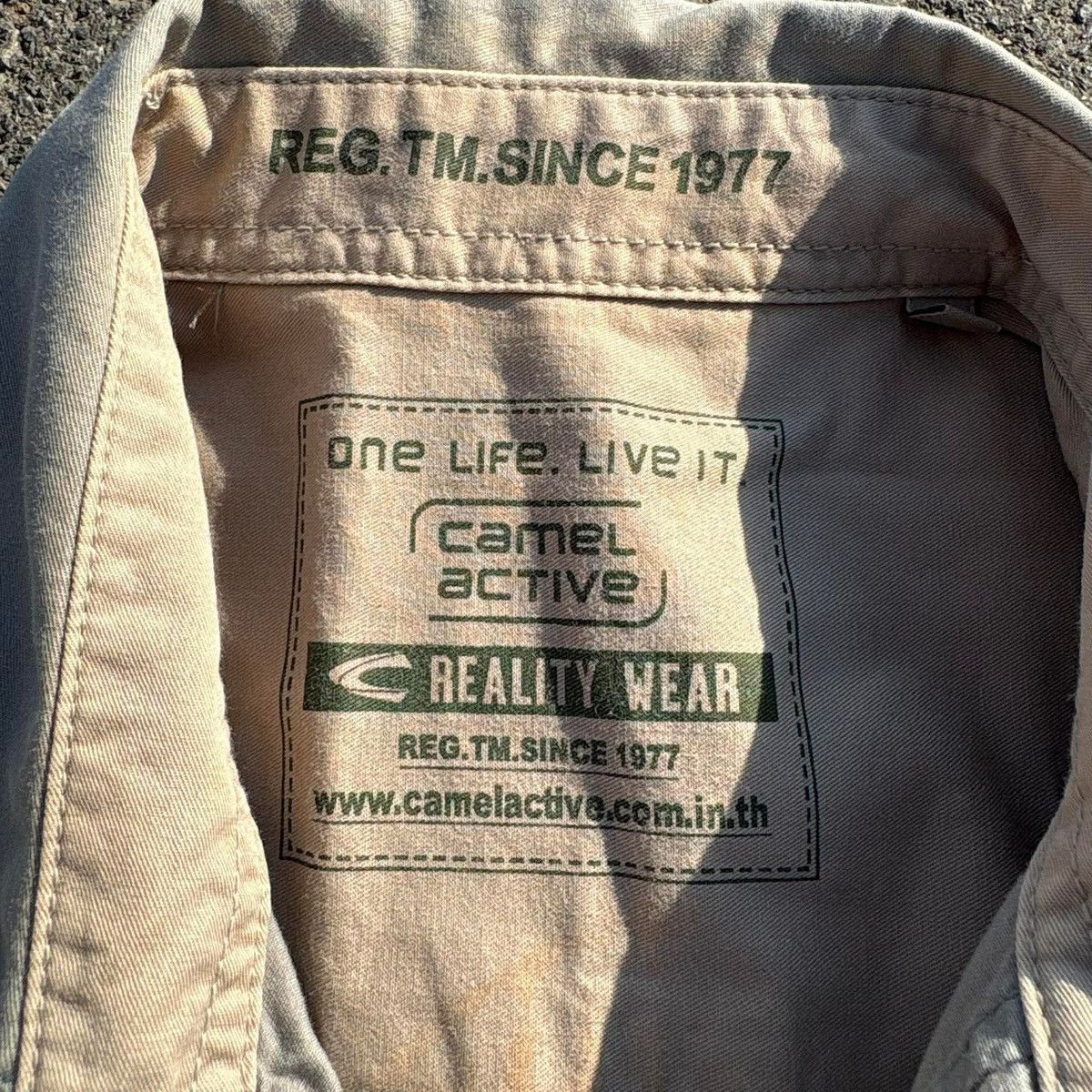 camel active ❌SOLD❌Camel Active Vintage Workwear Shirt Faded Grey 24x29 Size US M / EU 48-50 / 2 - 2 Thumbnail