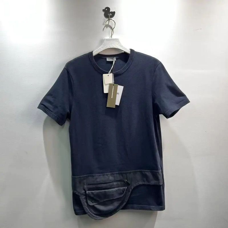 Dior Dior Black Cotton Short Sleeve T-Shirt 0089 Size US M / EU 48-50 / 2 - 1 Thumbnail