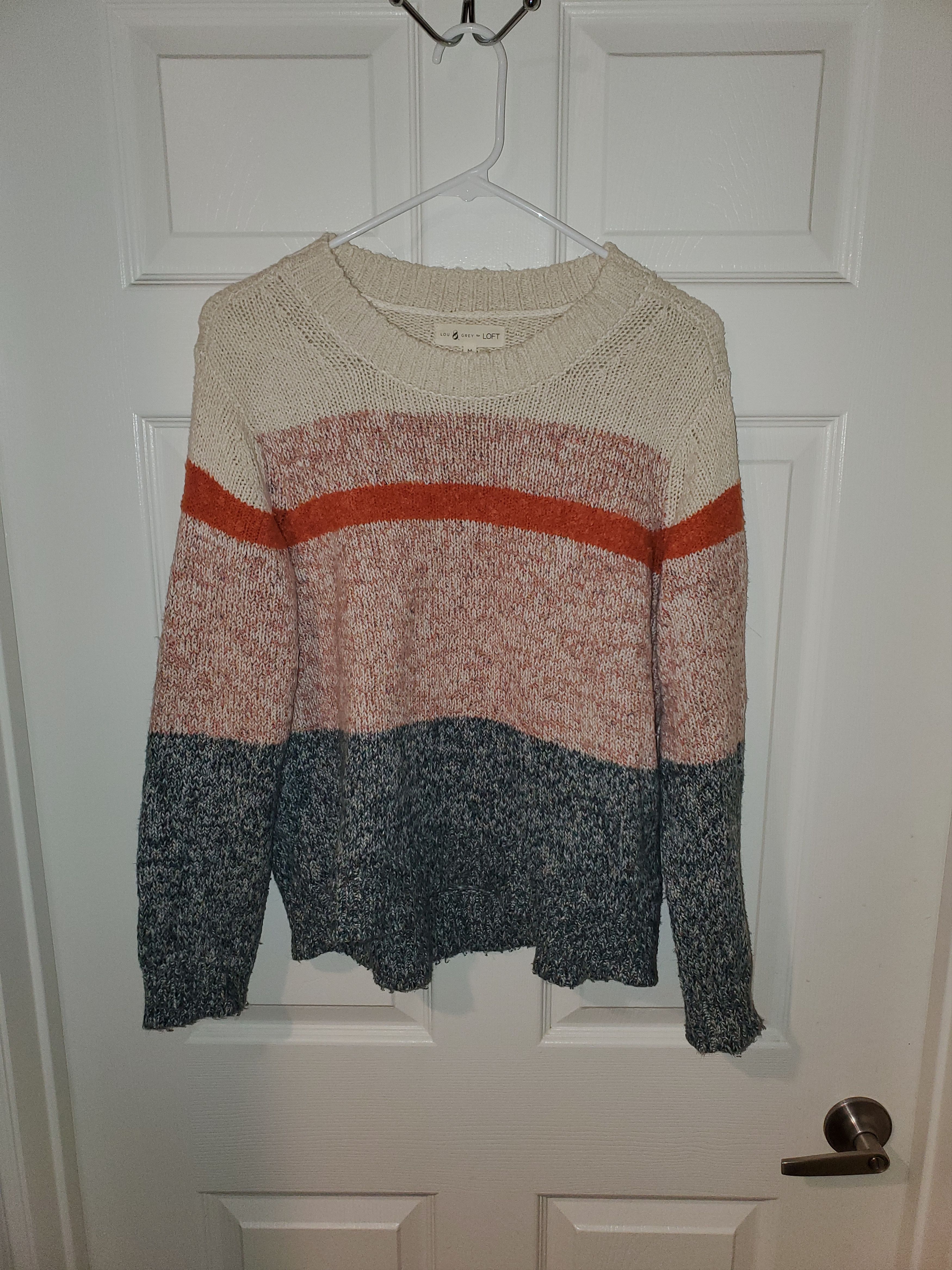 Lou & Grey Lou & Grey for LOFT colorblock sweater (size M) Size M / US 6-8 / IT 42-44 - 2 Thumbnail