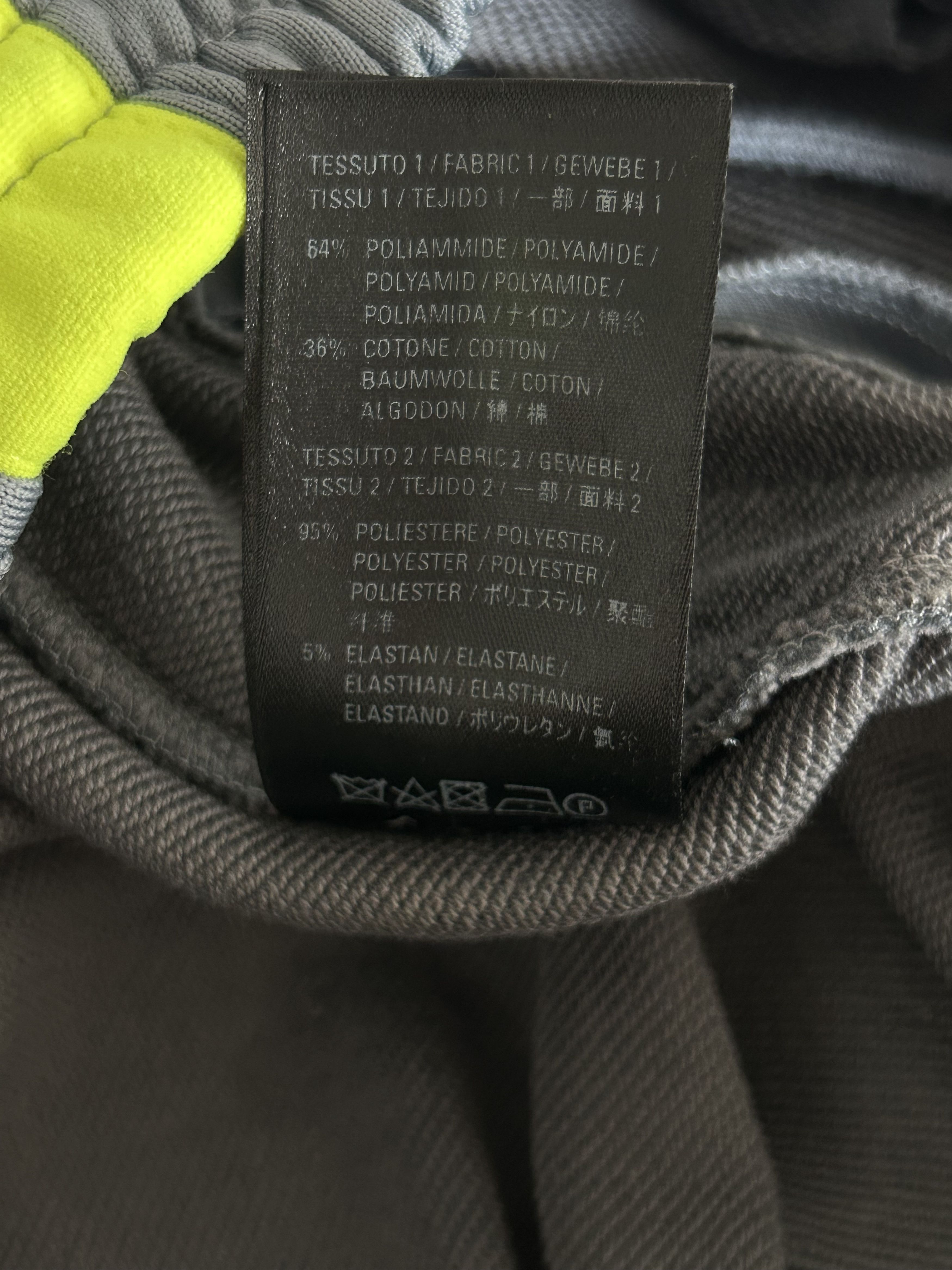 Balenciaga Balenciaga Grey & Yellow Embroidered Logo Trackpants Size US 30 / EU 46 - 6 Thumbnail