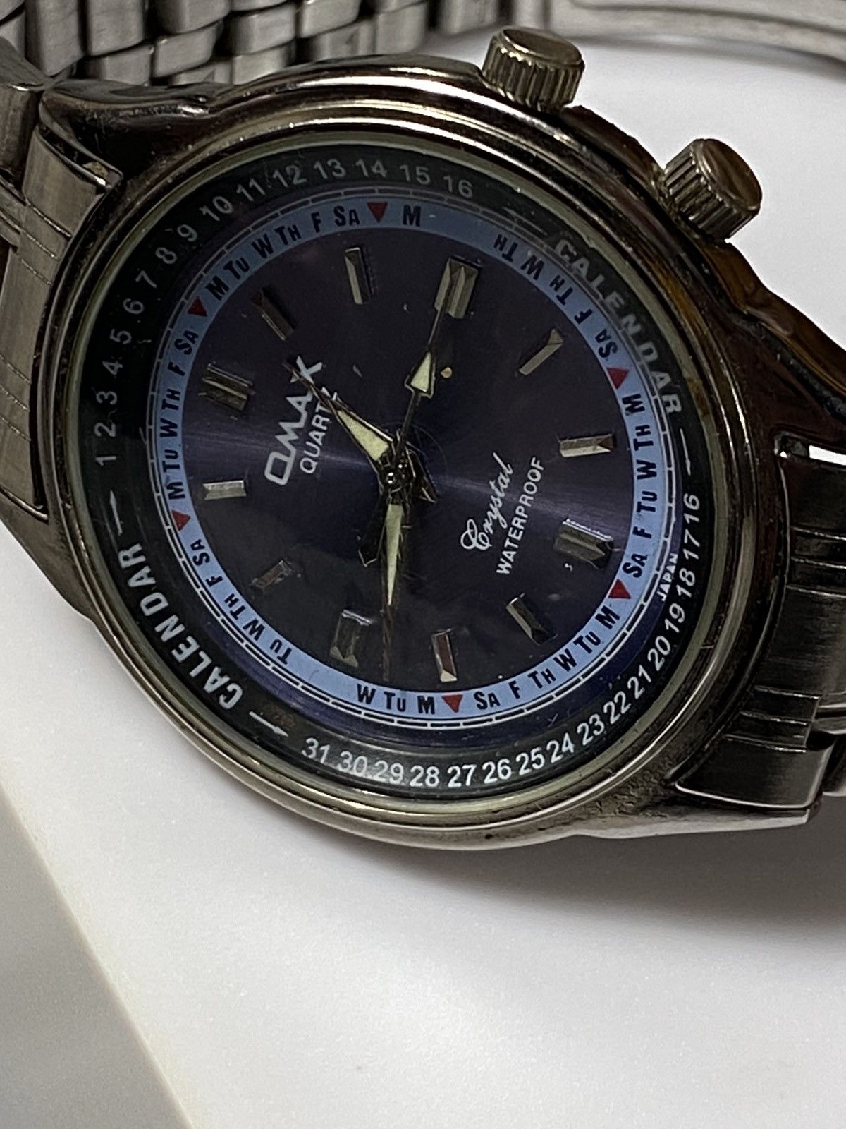 Japanese Brand × Jewelry × Vintage Omax Calendar Quartz Watch - Japanese Brand Size ONE SIZE - 8 Thumbnail