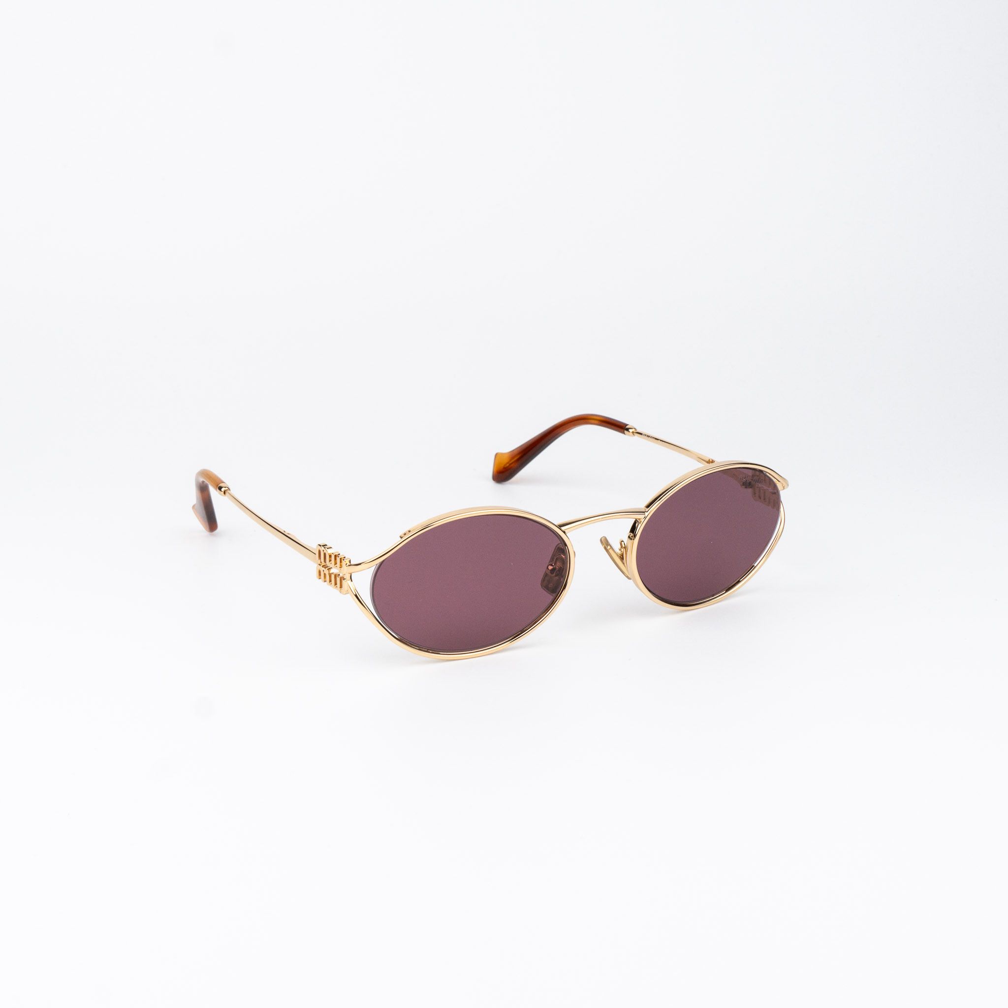 Miu Miu Miu Miu Women Sunglasses LOGO MU52YS 5AK20Y NEW AUTHENTIC Size ONE SIZE - 5 Thumbnail