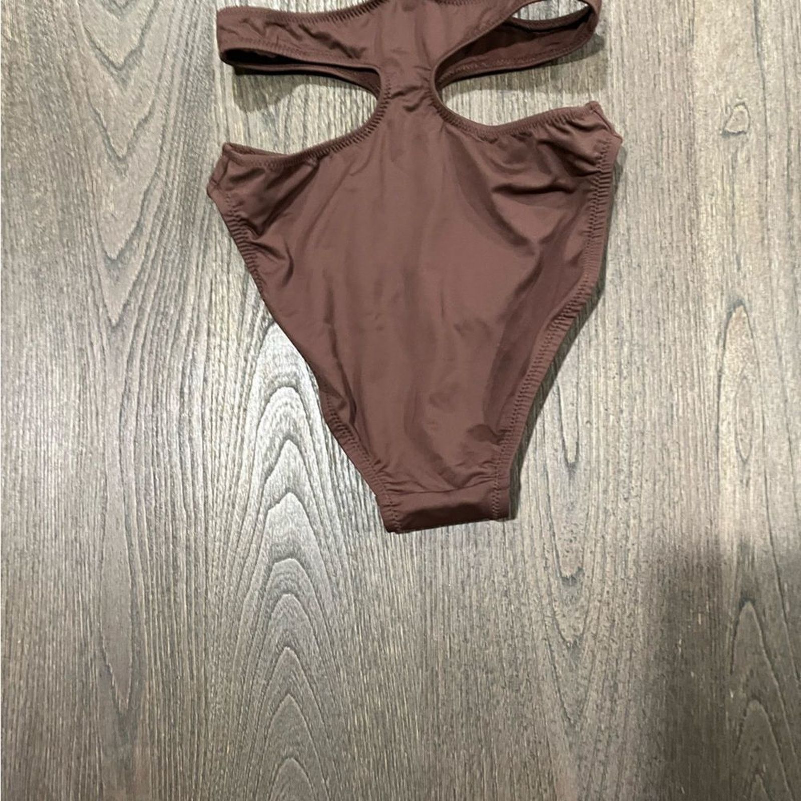 SKIMS NWT Skims Swim Tank Monokini One Piece Swimsuit Cocoa XXS Size ONE SIZE - 5 Thumbnail