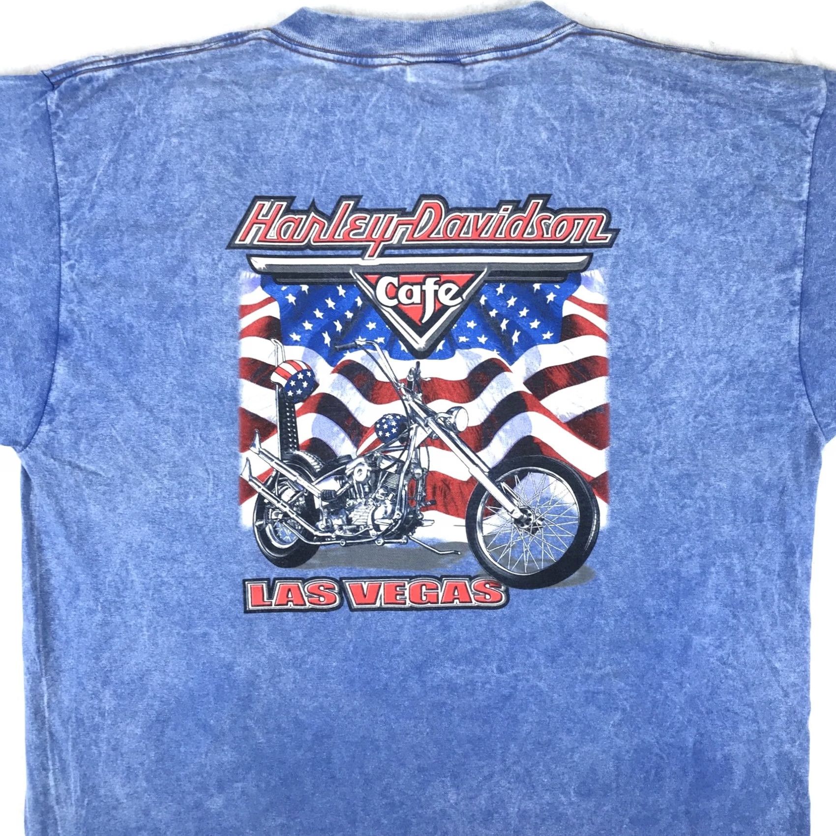 Harley Davidson VINTAGE HARLEY DAVIDSON T-Shirt XL 90s Motorcycle CAFE LAS VEGAS biker nevada Mens Size US XL / EU 56 / 4 - 7 Thumbnail