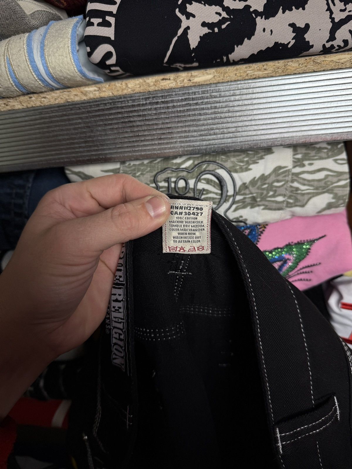 True Religion True Religion Black Crazy Sk8 Pants Size US 36 / EU 52 - 11 Thumbnail