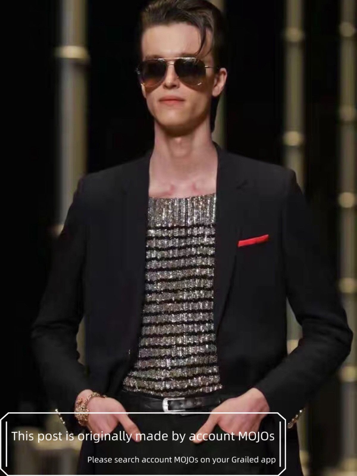 Saint Laurent Paris Sz46 Saint Laurent Paris 16SS Golden Button Classic Blazer Size US S / EU 44-46 / 1 - 8 Thumbnail