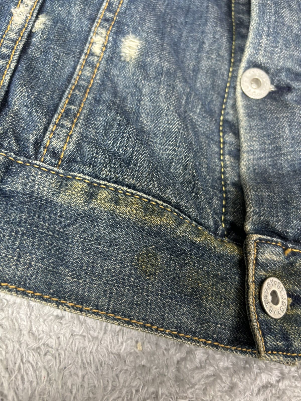 Stussy Stussy Denim Jacket. J0146 Size US M / EU 48-50 / 2 - 5 Thumbnail