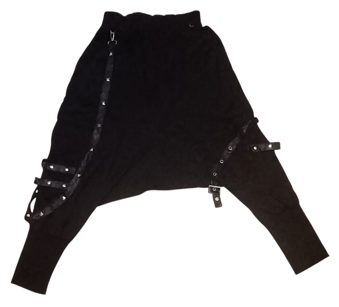 Japanese Brand ACDC RAG HARAJUKU STUDDED PUNK BONDAGE CROCTH PANT Size US 26 / EU 42 - 5 Thumbnail