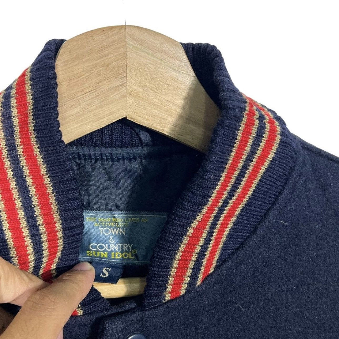 Other varsity jacket town and country wool nice design Size US S / EU 44-46 / 1 - 3 Thumbnail