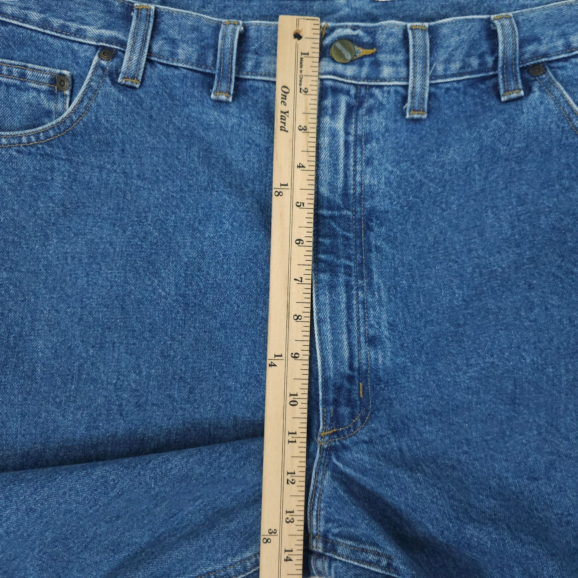 Carhartt Carhartt Relaxed Fit B160 STW Jeans Mens 44x32 Medium Wash Size US 44 / EU 60 - 4 Thumbnail