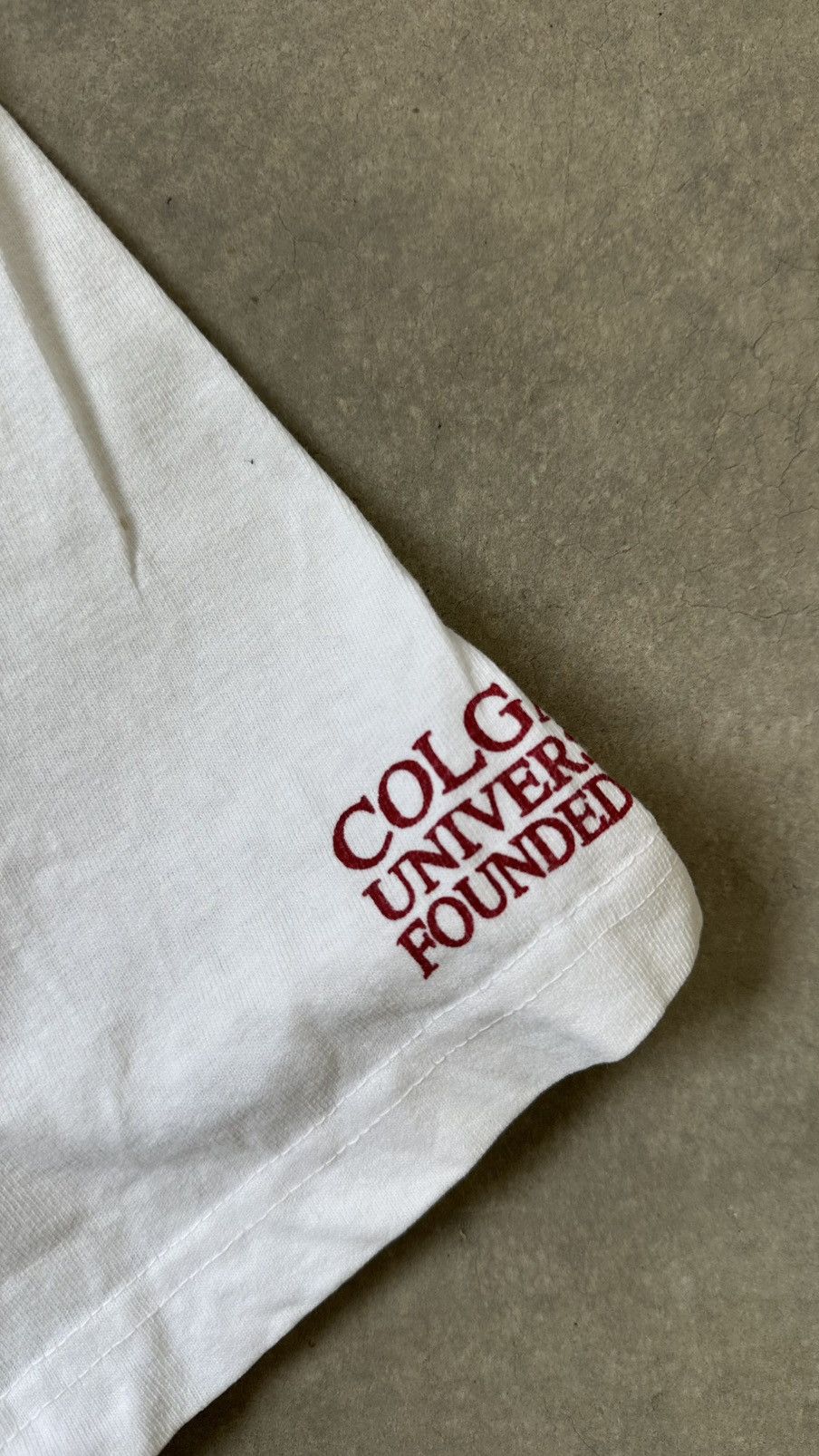 BARNS OUTFITTERS VINTAGE DARNS COLGATE UNIVERSITY TEE Size US M / EU 48-50 / 2 - 4 Thumbnail