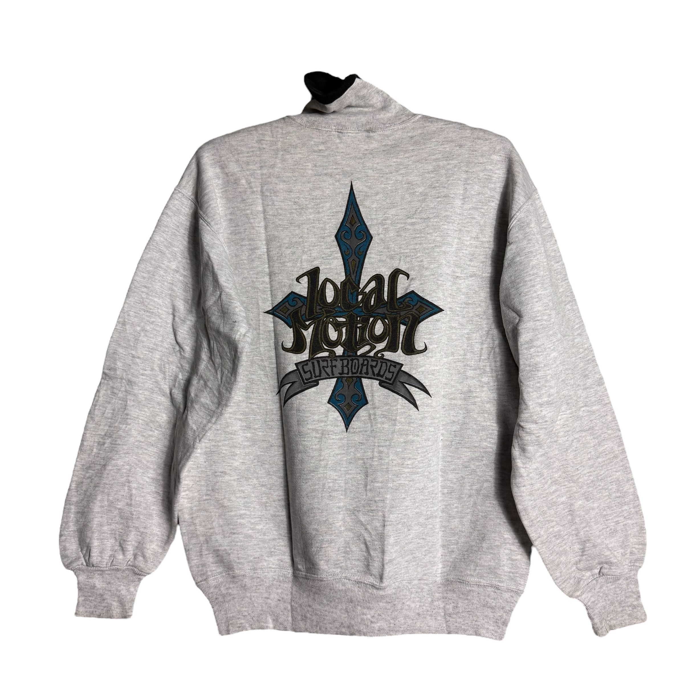 Vintage 🔥RARE🔥Vintage Local Motion Surfboard TurtleNeck Sweatshirt Size US M / EU 48-50 / 2 - 3 Thumbnail