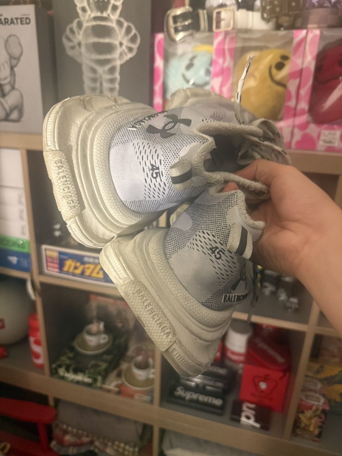 Balenciaga × Under Armour Balenciaga Under Armour White 3XL Sneakers Size US 12 / EU 45 - 3 Thumbnail