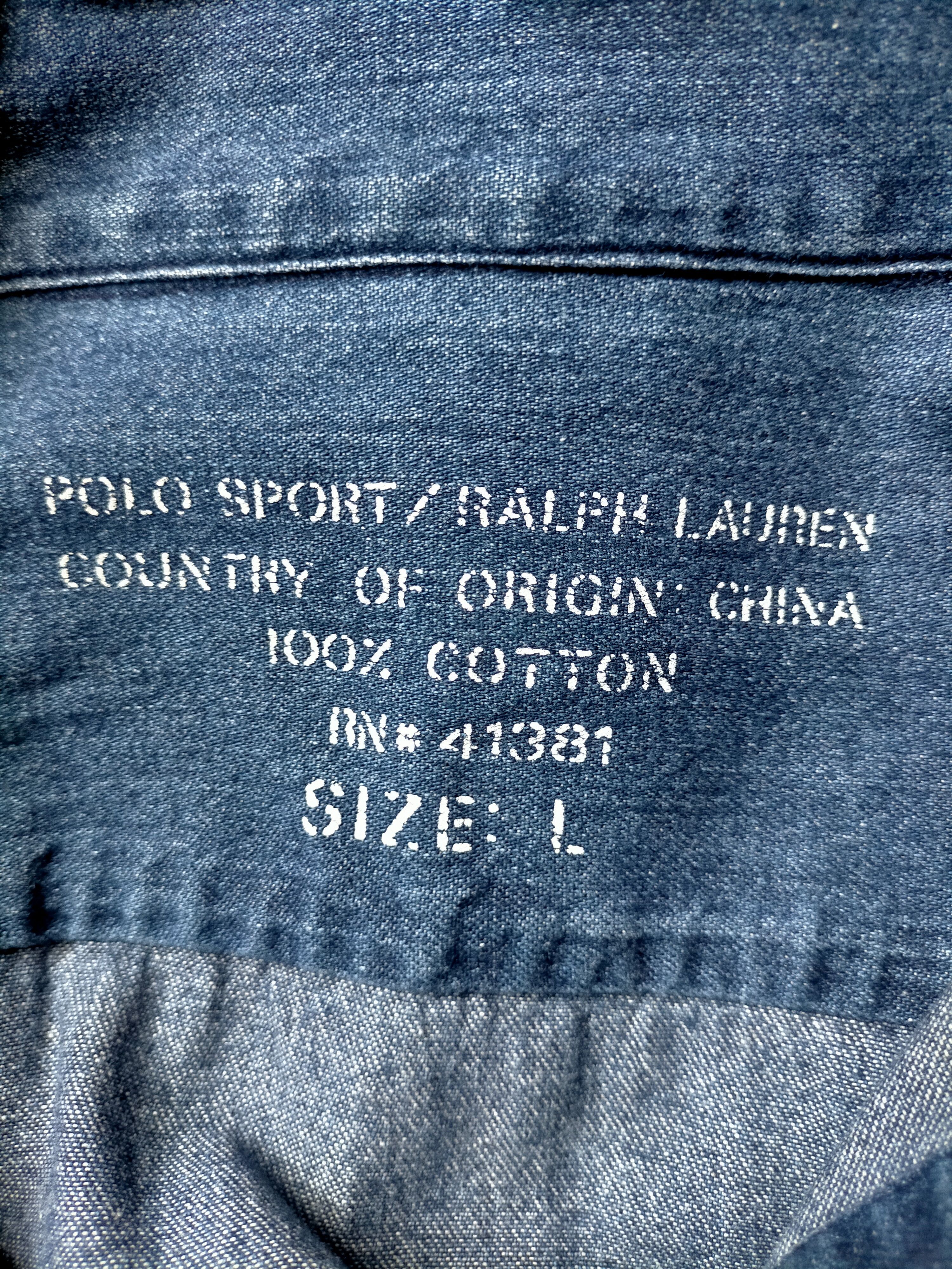 Polo Ralph Lauren Polo Sport Ralph Lauren Denim Pullover Jeans Size US L / EU 52-54 / 3 - 9 Thumbnail
