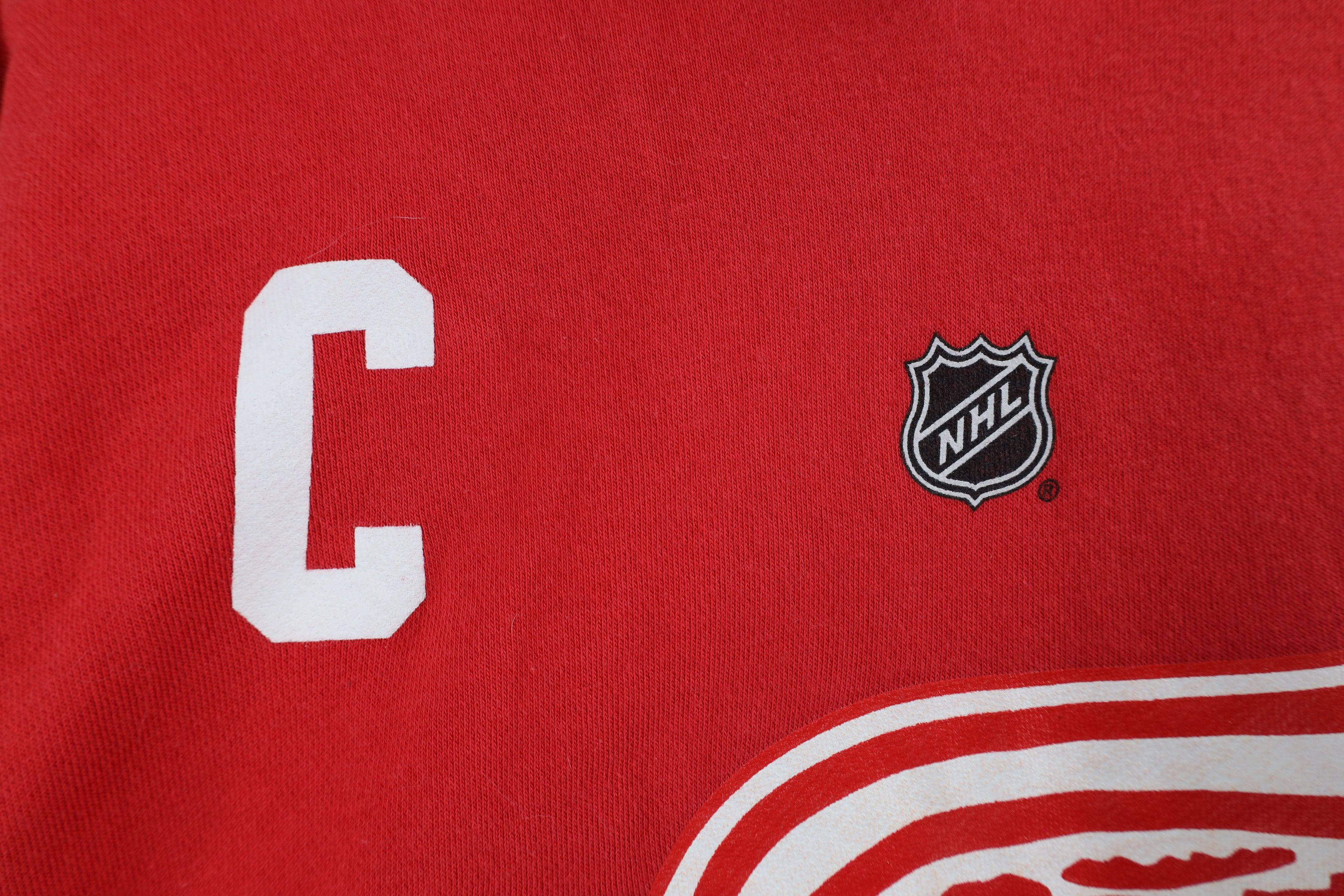 Vintage Fanatics Detroit Red Wings Hockey Jersey Hoodie Sweatshirt Size US XL / EU 56 / 4 - 6 Thumbnail