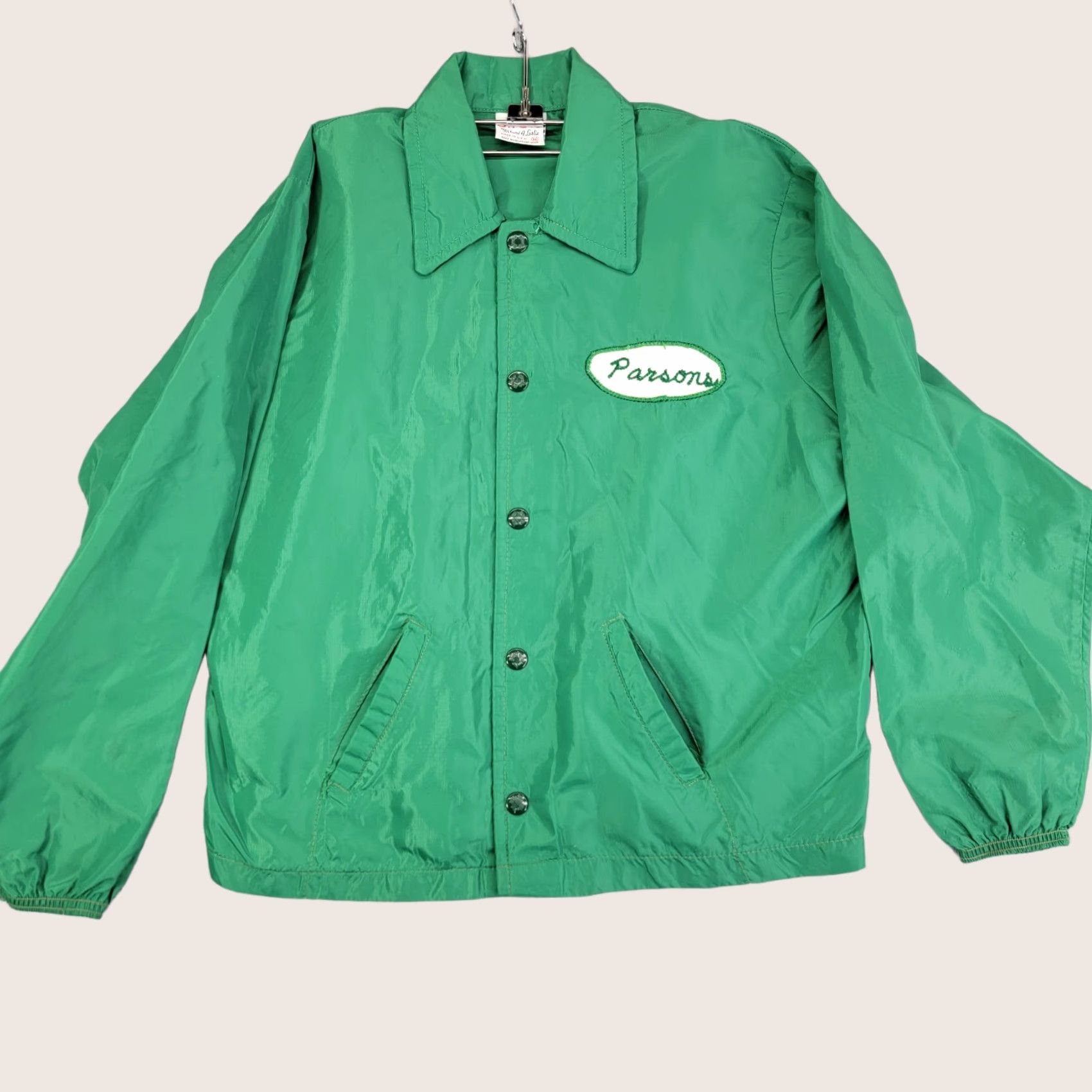 Vintage VINTAGE Birdie Wind Breaker Mens Size M Green Baseball Windbreaker Jacket Size US M / EU 48-50 / 2 - 1 Thumbnail