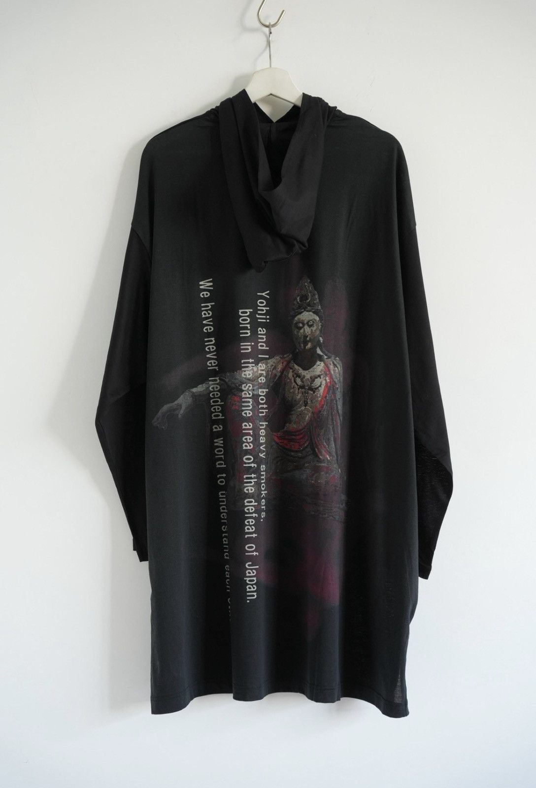 Yohji Yamamoto Yohji Yamamoto 23ss Buddha Print Hoodie K4 Size US L / EU 52-54 / 3 - 1 Thumbnail
