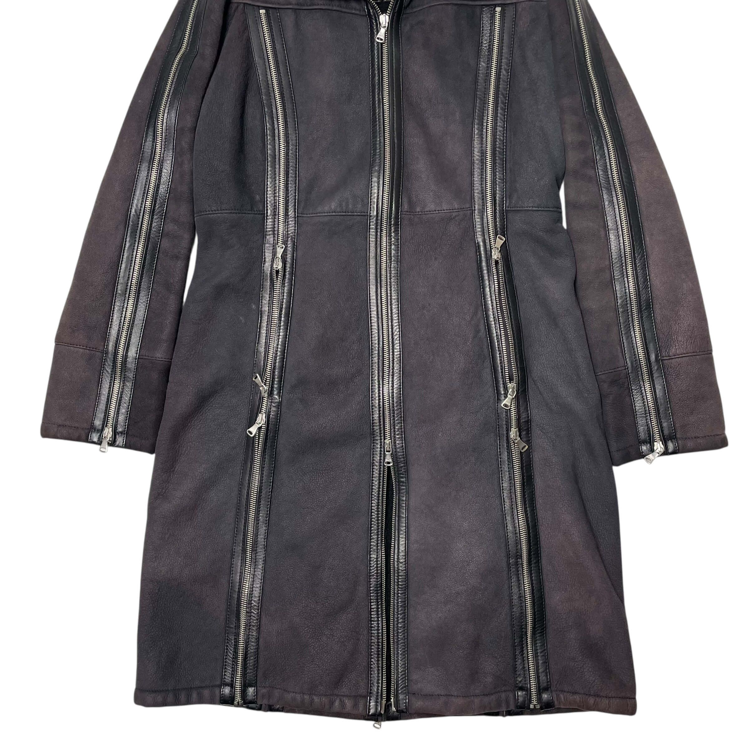 Dolce & Gabbana Dolce&gabbana 8 zipper long mouton coat Size M / US 6-8 / IT 42-44 - 3 Thumbnail