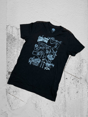 Harley Davidson Y2K Affliction Style All Over Print T Shirt Tee Japan Size US M / EU 48-50 / 2 - 1 Thumbnail
