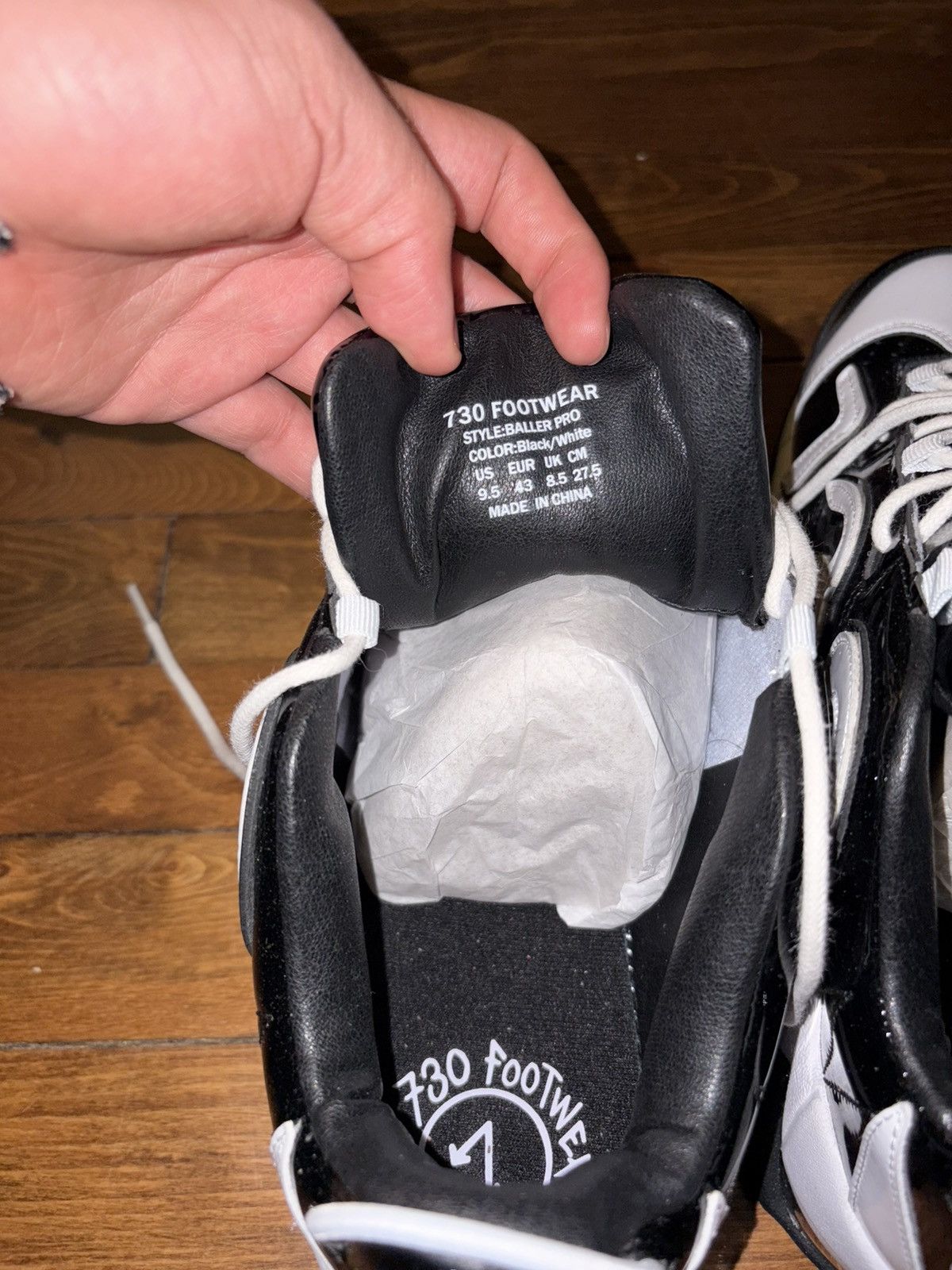 Asspizza 730 tuxedo baller pros 9.5M Size US 9.5 / EU 42-43 - 4 Thumbnail
