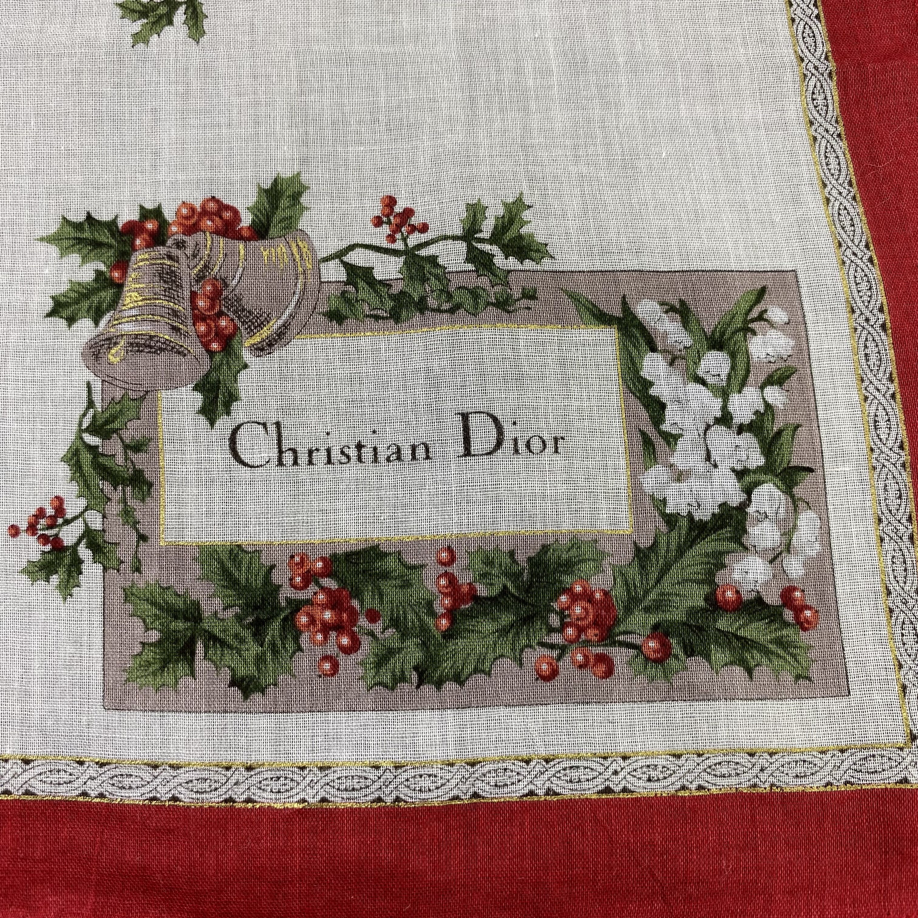 Vintage Christian Dior Handkerchief / Bandana / Neckerchief Size ONE SIZE - 5 Thumbnail