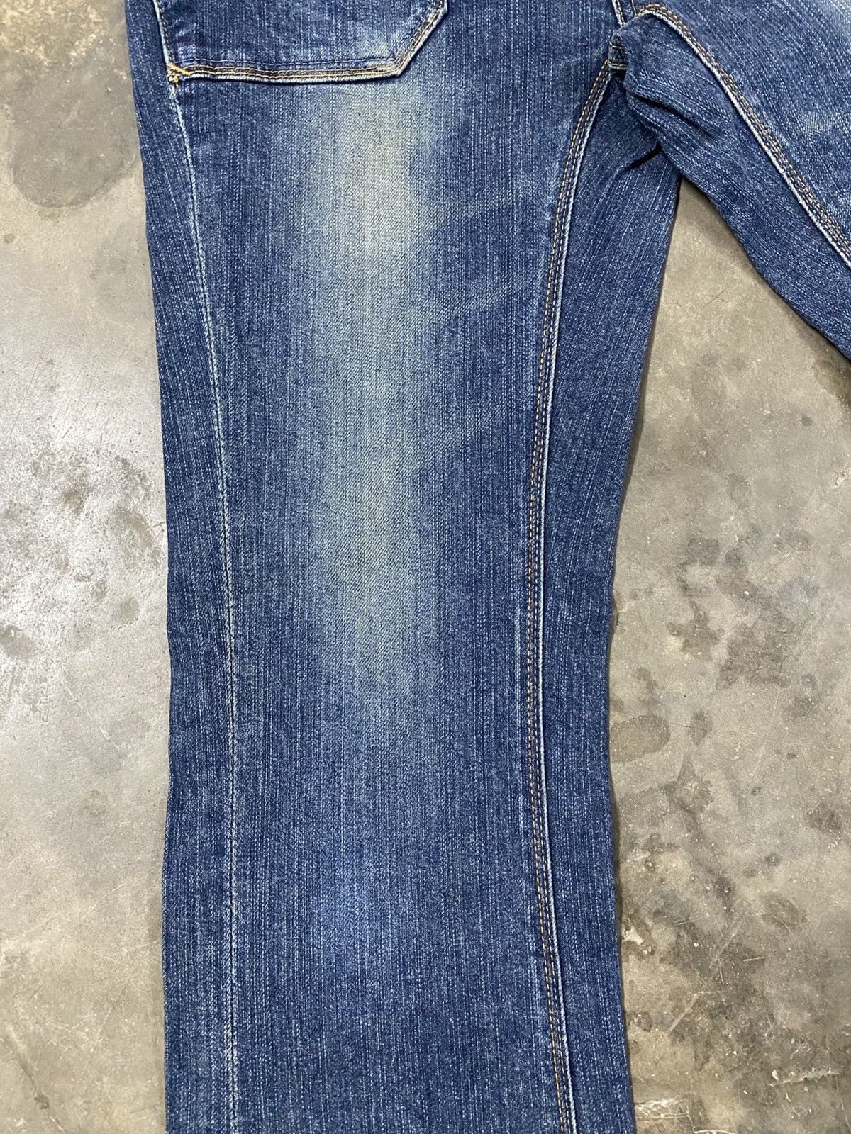 Hysteric Glamour × If Six Was Nine × Japanese Brand Flare Jeans Japan Georgia Love Jeans @255 Size US 31 - 4 Thumbnail