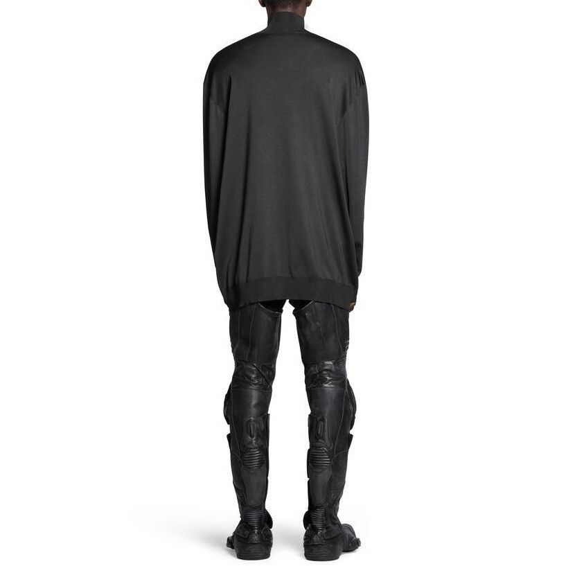 Balenciaga o1w1db11225 BB Oversized Turtleneck Sweater in Black Size US M / EU 48-50 / 2 - 5 Thumbnail