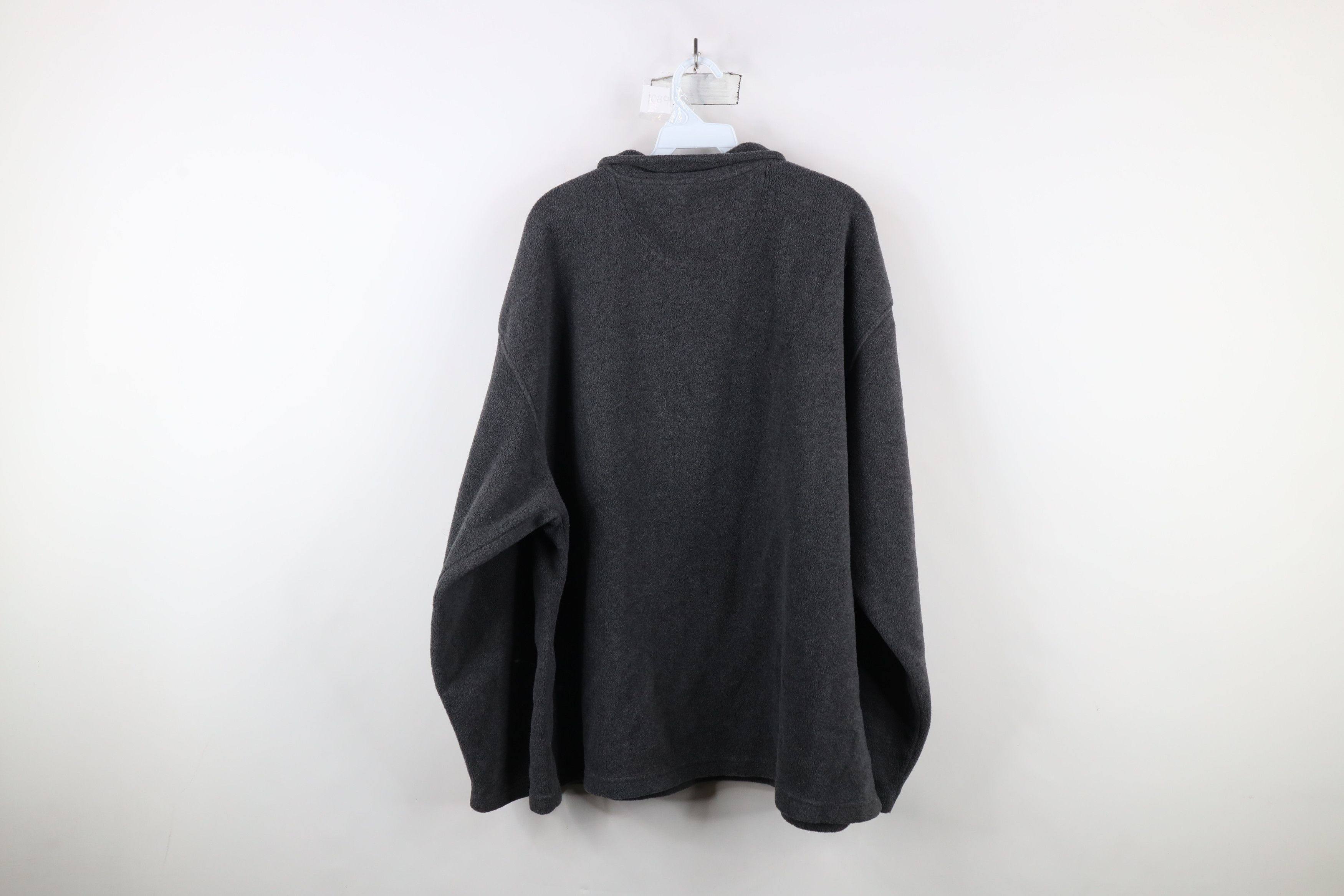 Vintage Vintage 90s Streetwear Fleece Half Zip Pullover Sweater Gray Size US XL / EU 56 / 4 - 7 Thumbnail