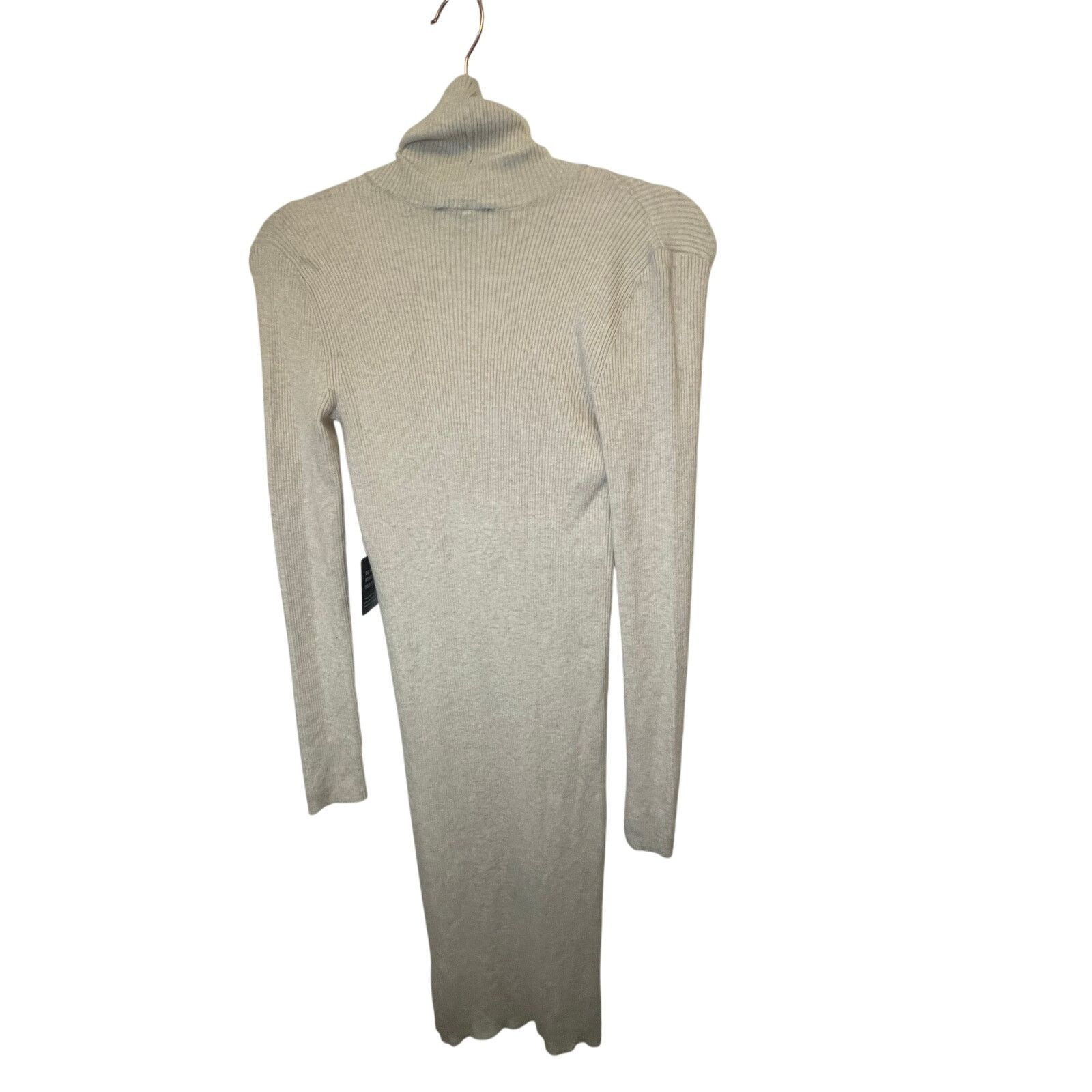 Express NWT Express Ribbed Mock Sculpt Sweater Dress Preppy Minimal Size XS / US 0-2 / IT 36-38 - 4 Thumbnail