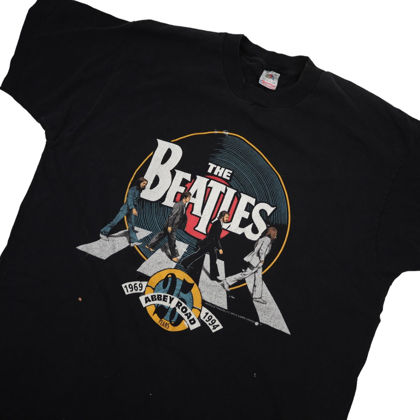 Band Tees × Vintage Vintage 1994 The Beatles Abbey Road 25th Anniversary T Size US XL / EU 56 / 4 - 2 Thumbnail