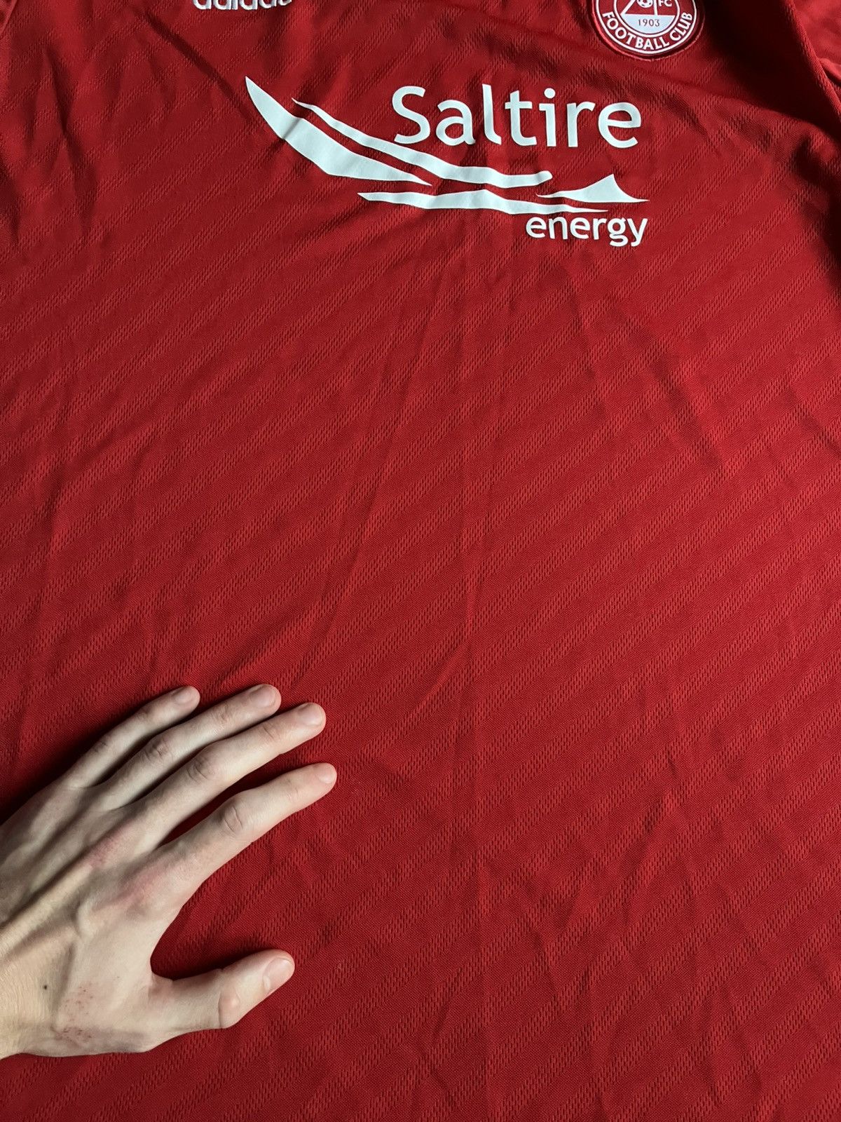 Adidas × Vintage Adidas FC Aberdeen Home 2017-2018 Football Soccer Jersey Size US XL / EU 56 / 4 - 7 Thumbnail