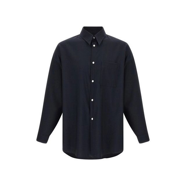 Marni MARNI Blue Wool Shirt New & Authentic (Men's size:M;) Size US M / EU 48-50 / 2 - 1 Thumbnail