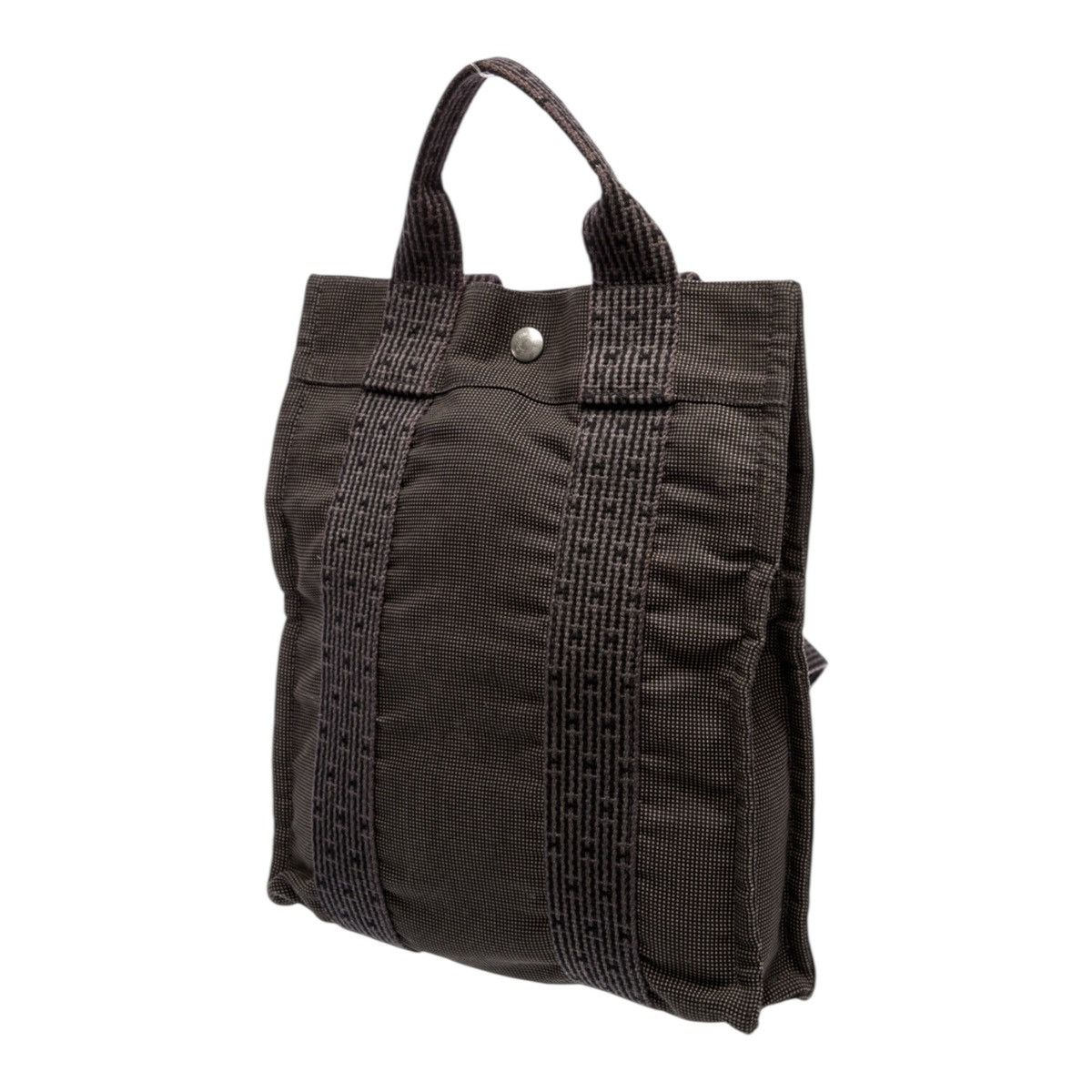 Hermes HERMES Sac Ad PM Backpack Daypack Herline gray Nylon canvas Size ONE SIZE - 2 Thumbnail