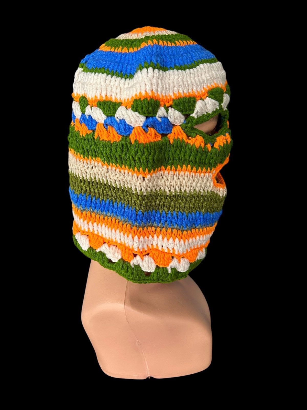 Kapital Balaclava Masked Crochet Knitted Handmade Rare Size ONE SIZE - 4 Thumbnail