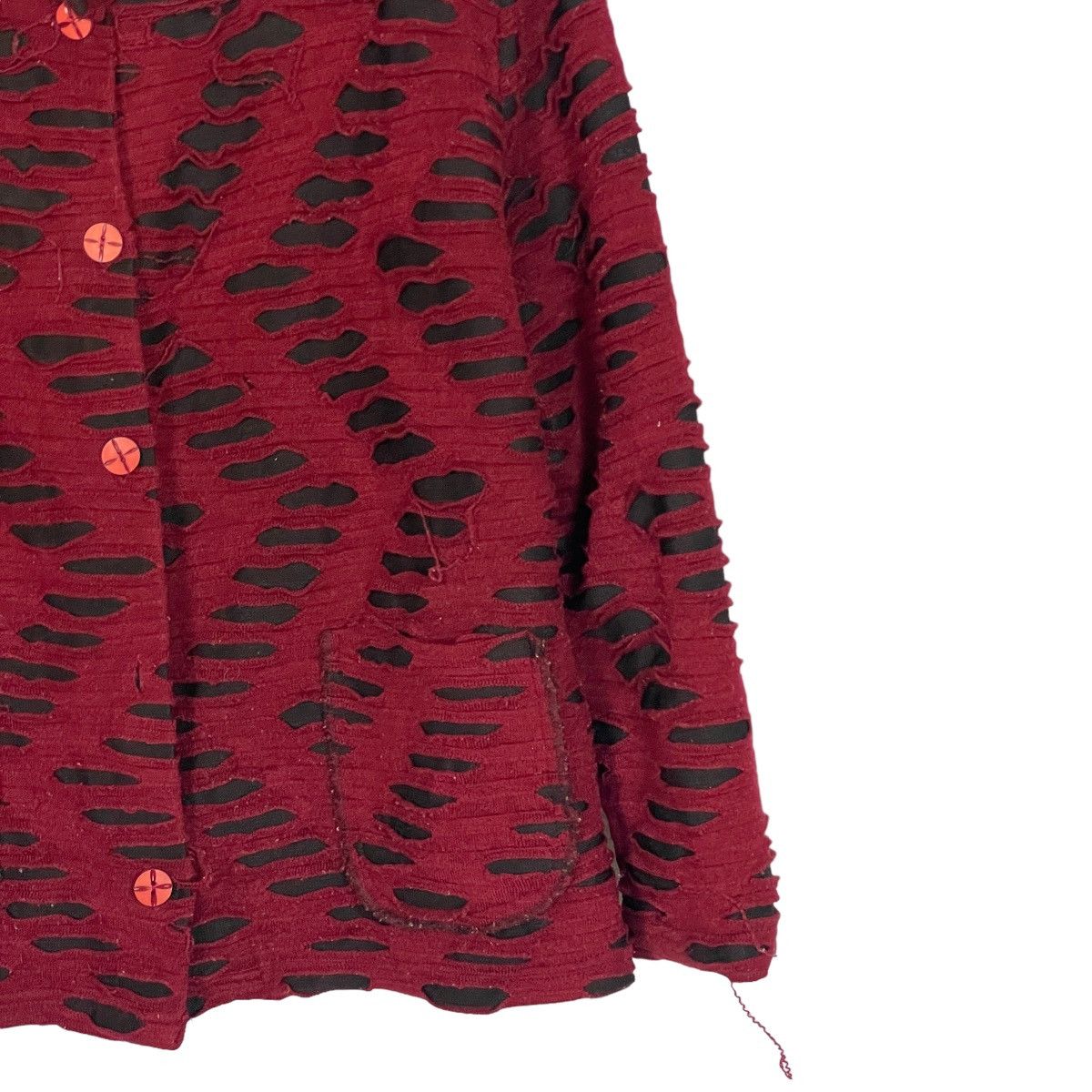 Designer Japanese Bondage Ripped Jacket Size M / US 6-8 / IT 42-44 - 4 Thumbnail