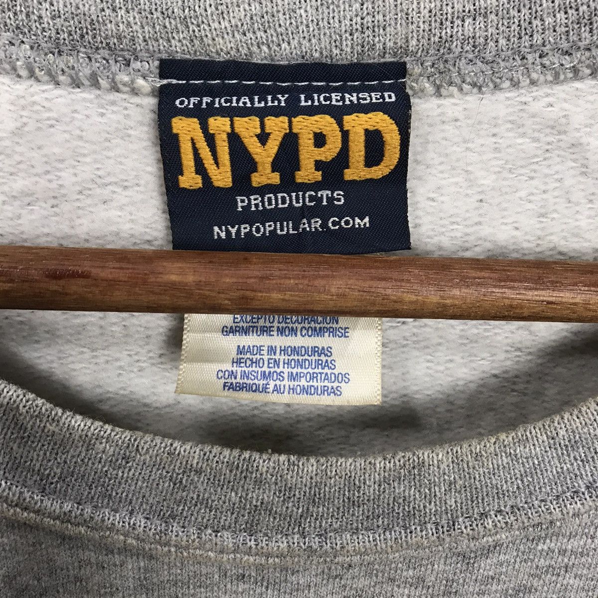 Jerzees Vintage Jerzees NYPD Crewneck Sweatshirt Big Logo Size US XL / EU 56 / 4 - 5 Thumbnail