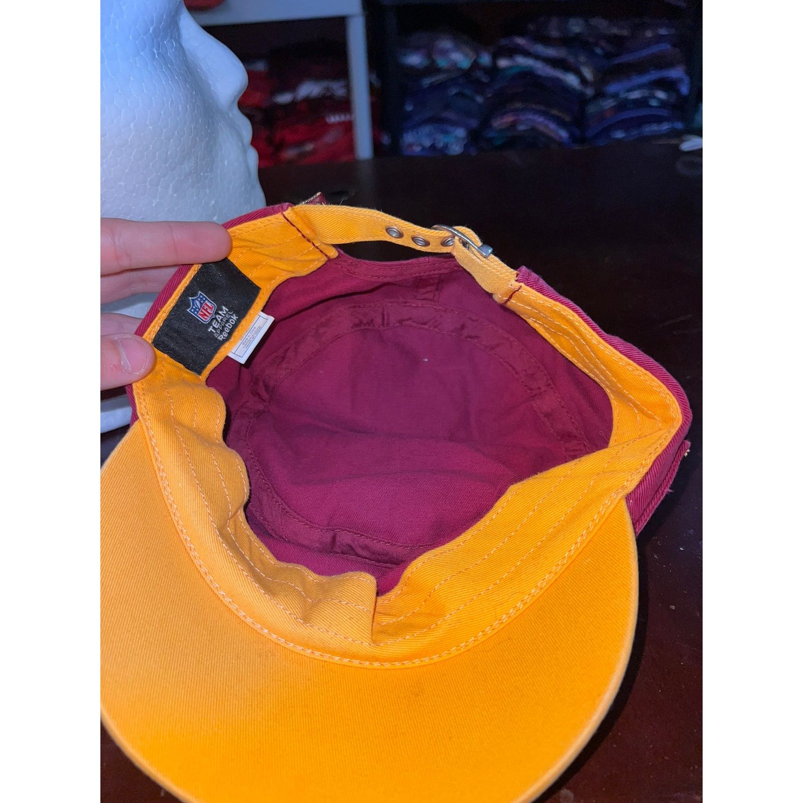 NFL Womens Redskins Hat NFL Washington Redskin Cap Football Size ONE SIZE - 8 Thumbnail