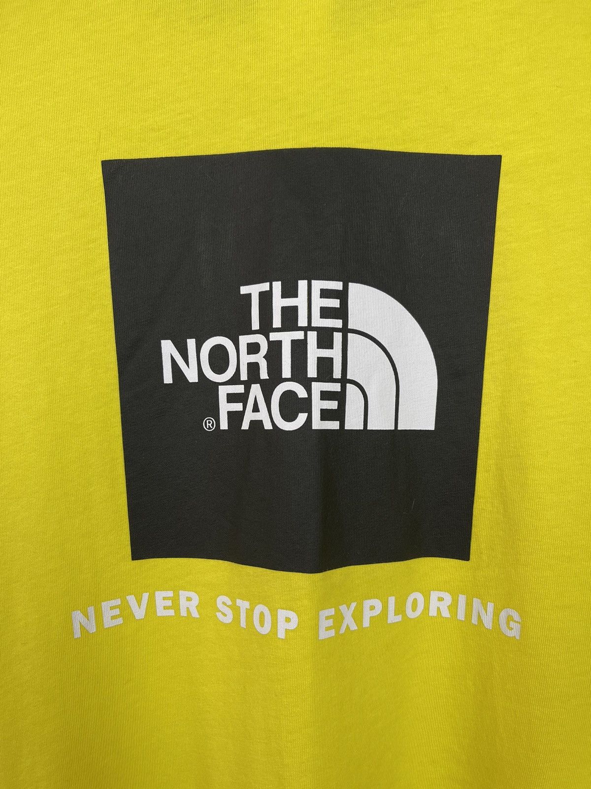 The North Face The North Face Big Logo Yellow T-Shirt Men’s Size L Size US L / EU 52-54 / 3 - 10 Thumbnail