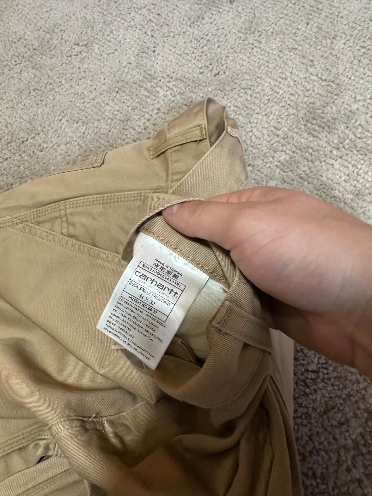 Carhartt CARHARTT RUCK SINGLE KNEE PANTS MAN BROWN STONE WASHED 31/32 Size US 31 - 7 Thumbnail