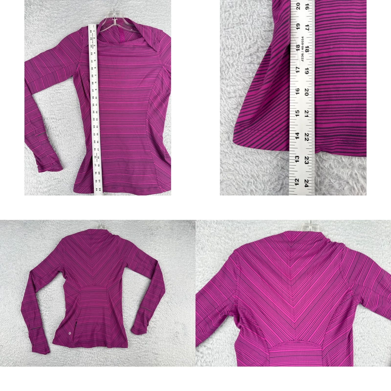 Lululemon Lululemon Shirt Women Purple 2 Long Sleeve Kanto Catch Me W3K61S Size XS / US 0-2 / IT 36-38 - 8 Thumbnail
